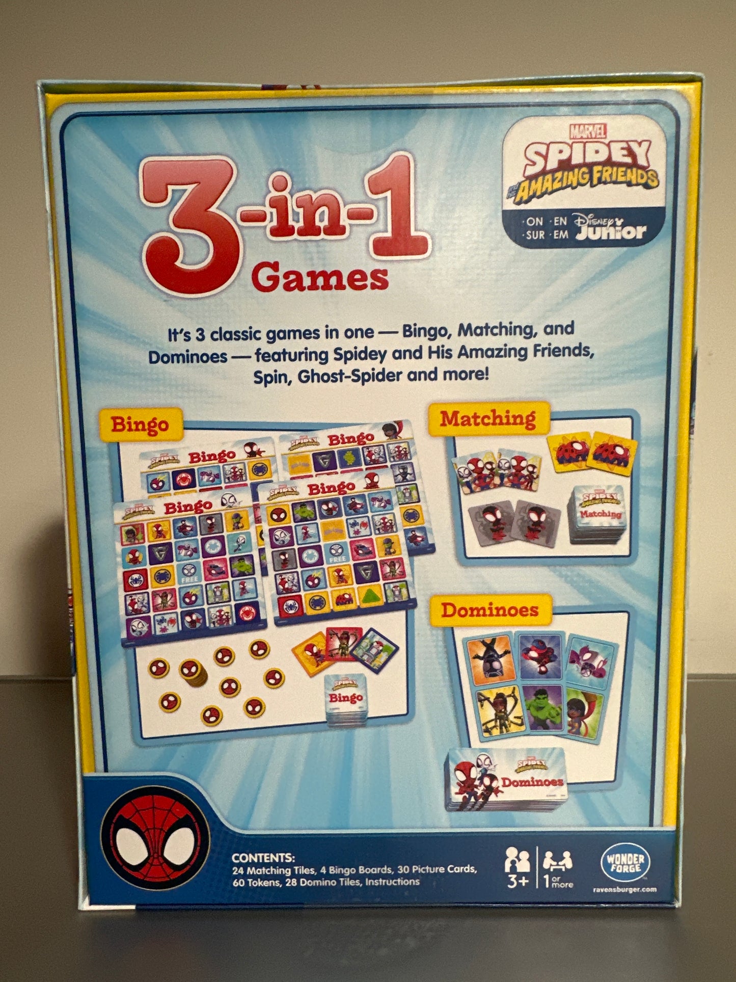 Marvel Spidey and His Amazing Friends 3-in-1 Games
