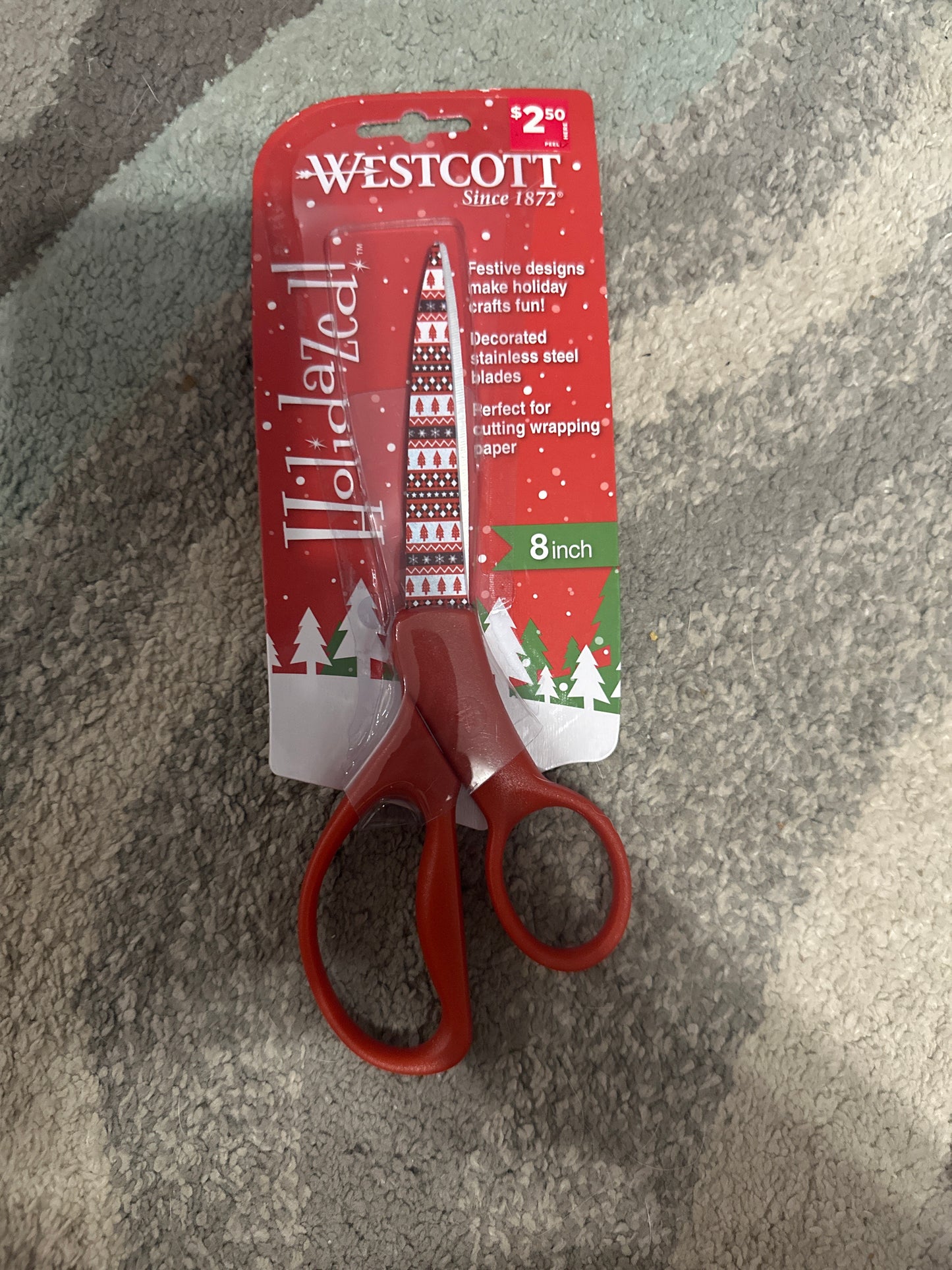 Westcott Christmas Themed 8-inch Scissors