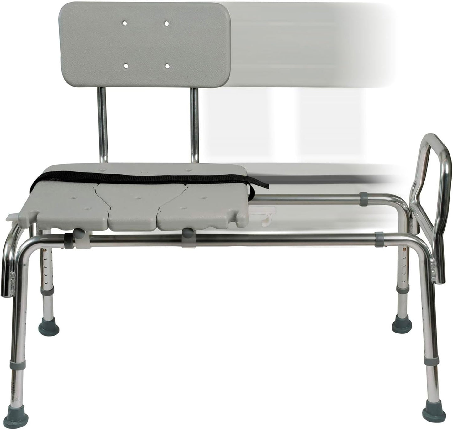 Adjustable Seat Height and Cut Out Access, Holds Weight up to 400 Lbs, Bath and Shower Safety, Transfer Bench