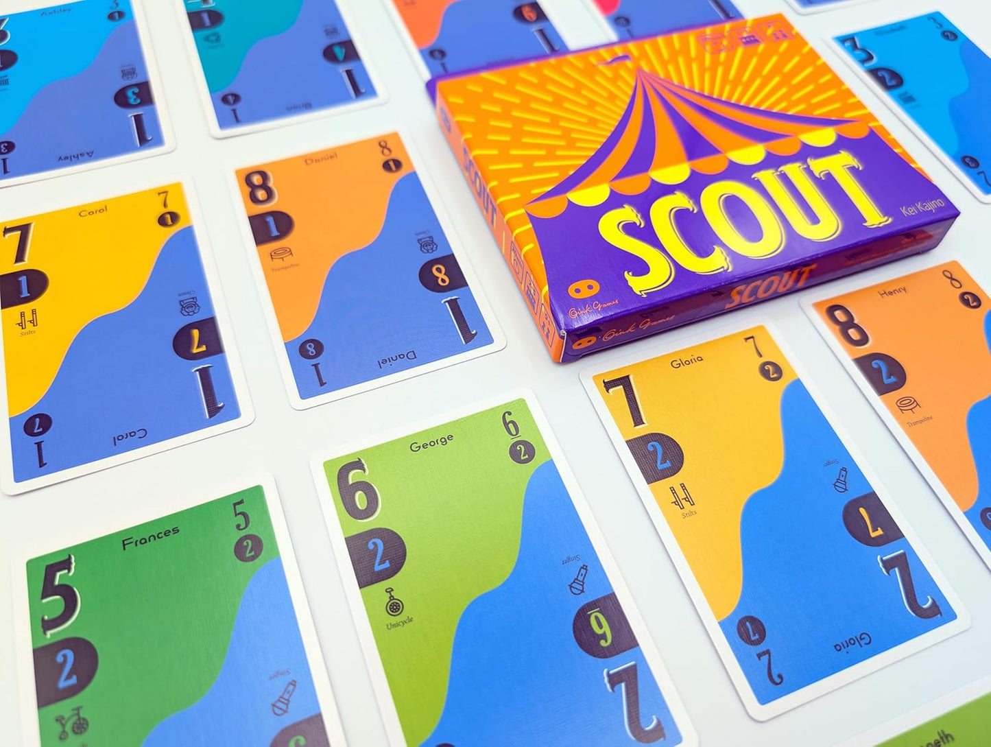 Scout Tuckbox Version- Easy-to-Learn Japanese Strategy Card Game | Game of The Year Nominee | Ages 9+