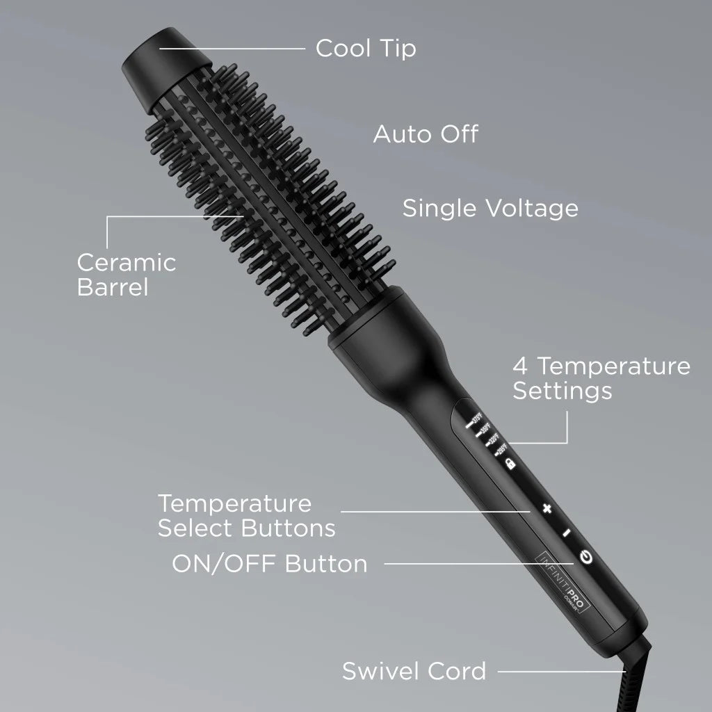 Conair InfinitiPRO by Conair Digital Hot Air Brush 1.25"