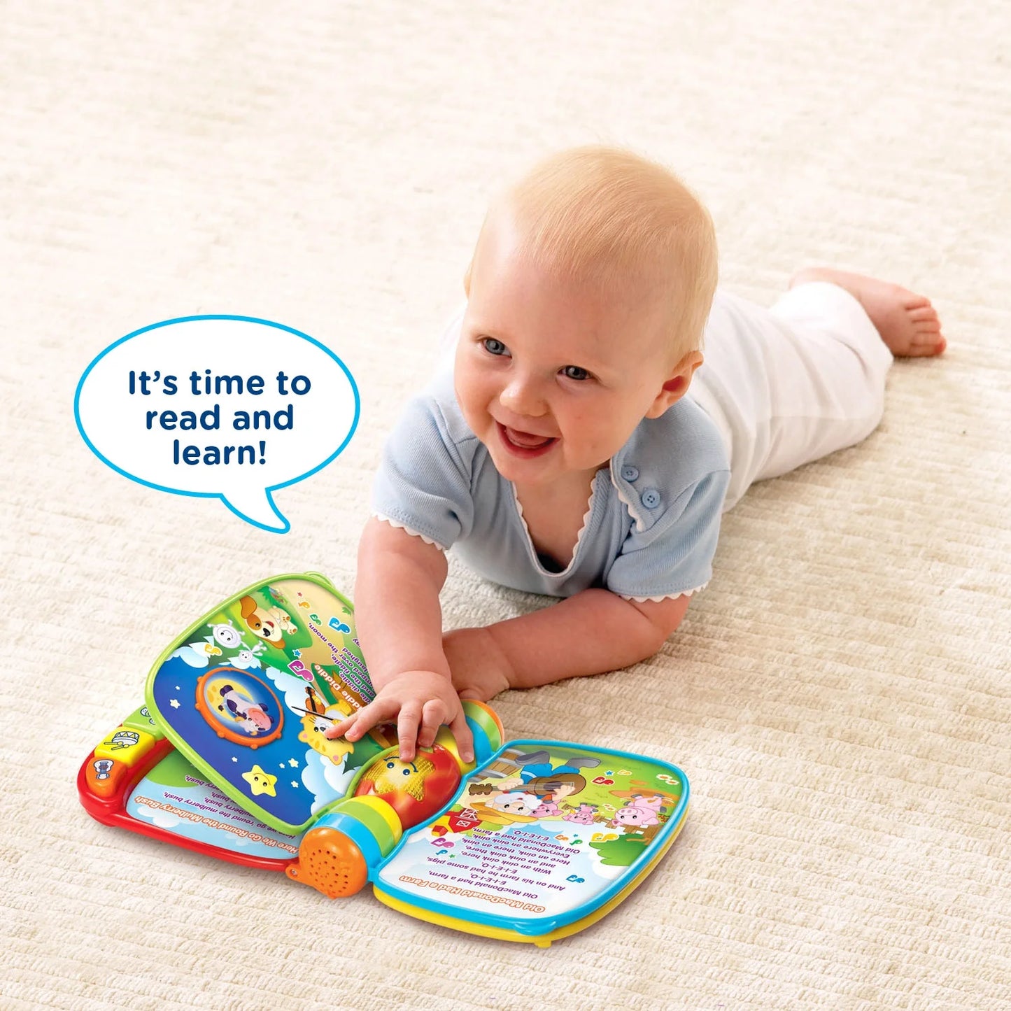 VTech 5 Colorful Piano Buttons Musical Rhymes Book