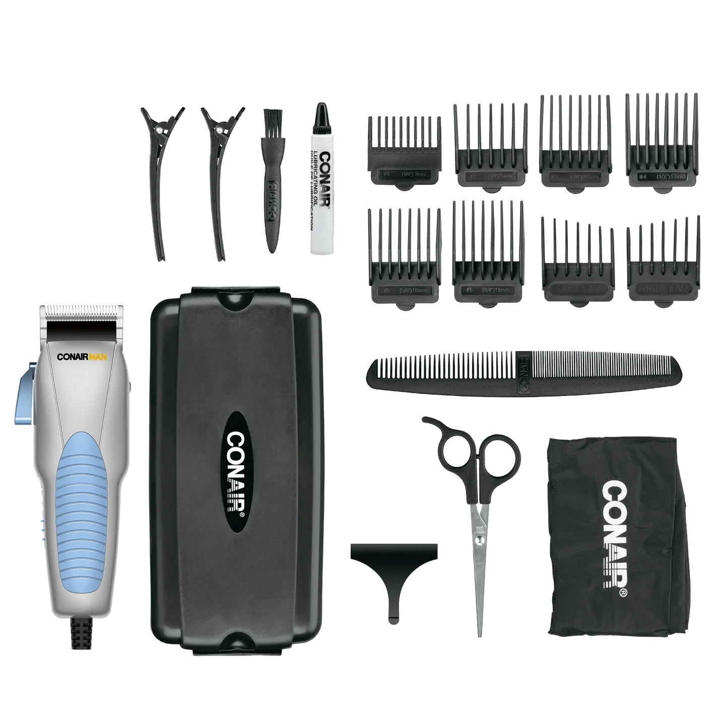 Conair Men Custom Cut Haircut Kit, 18 Piece