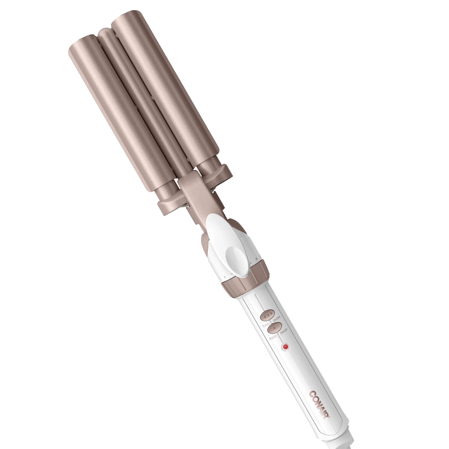 Conair Double Ceramic 3-Barrel Curling Iron, Hair Curler for All Lengths