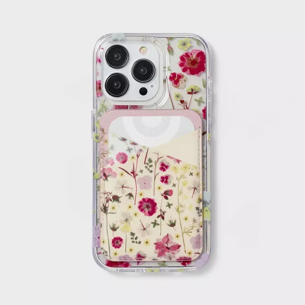 Cell Phone Wallet Pocket with MagSafe - heyday™ Floral: Phone Charm Accessory