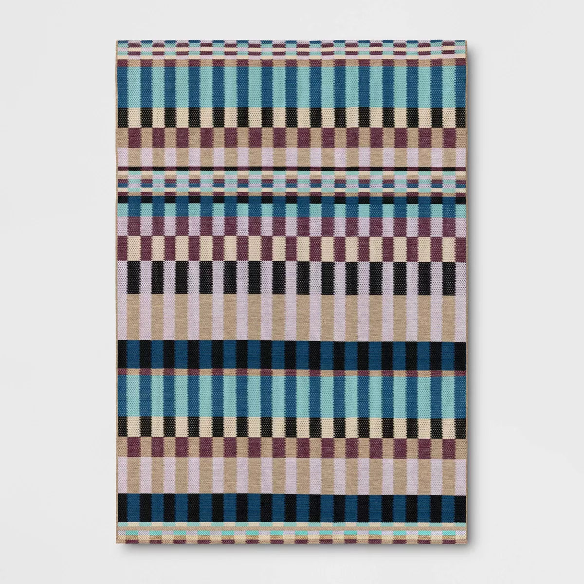 Blocked Stripes Outdoor Area Rug - Threshold™-7X10