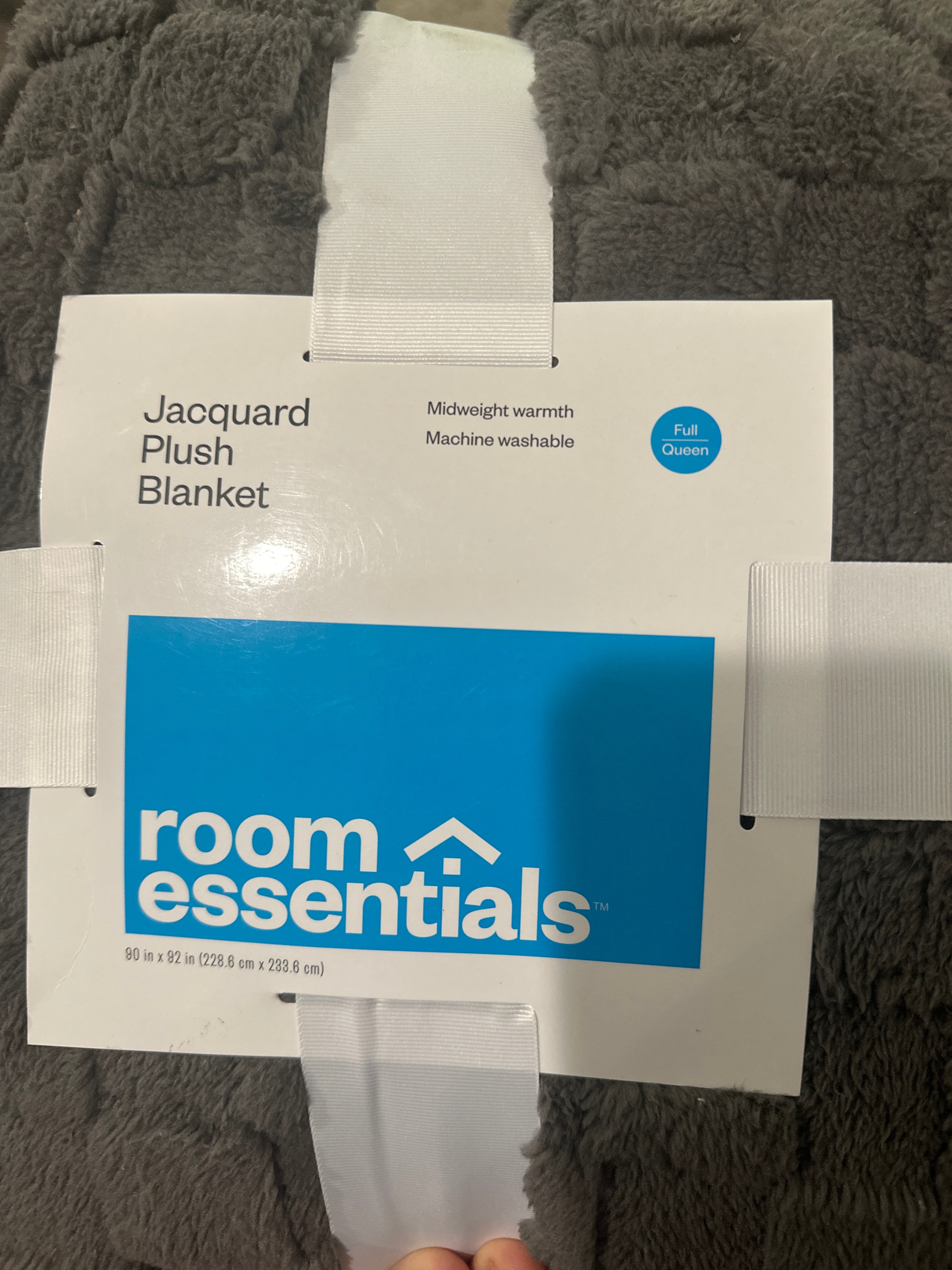 Room Essentials Jacquard Plush Blanket