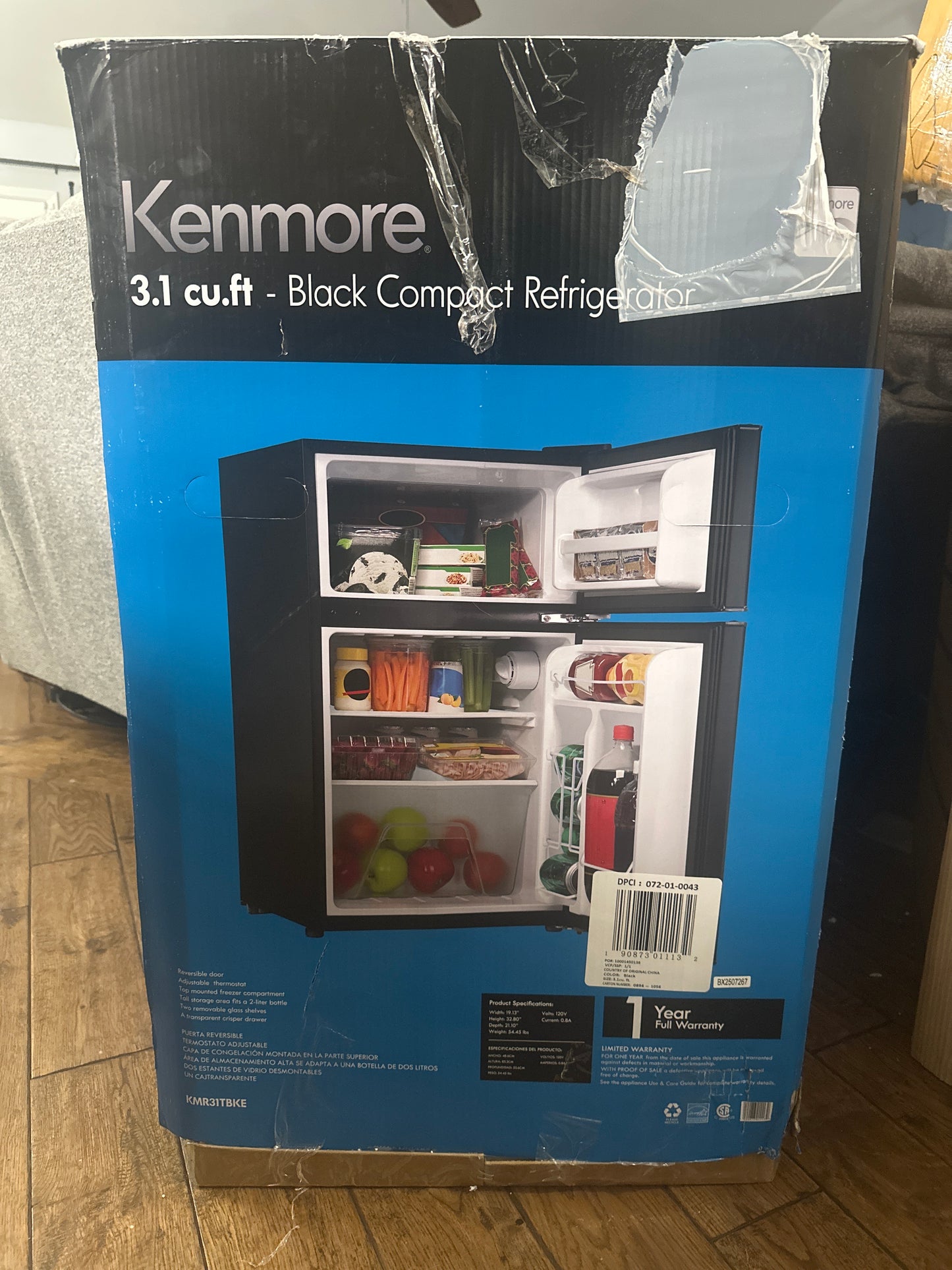 Kenmore 3.1 cu. ft. Compact Refrigerator – Top Freezer