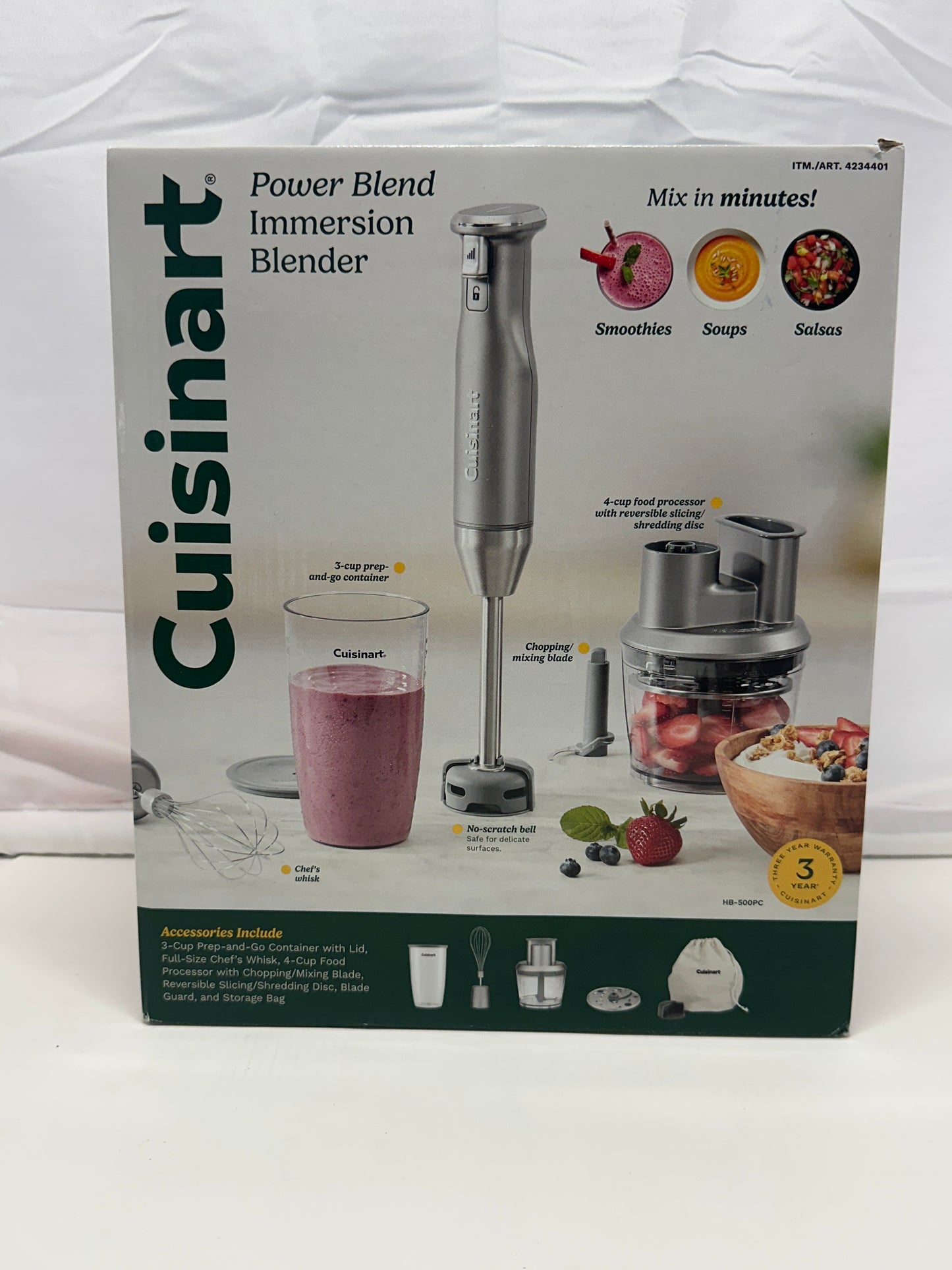 Cuisinart Power Blend Immersion Blender with Accessories