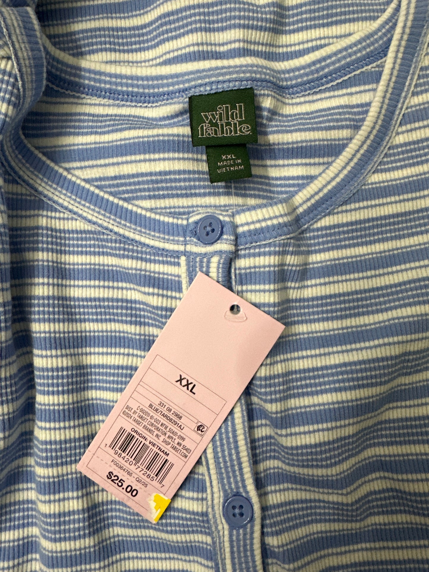 Women’s Button-Front Ribbed Mini Skater Dress