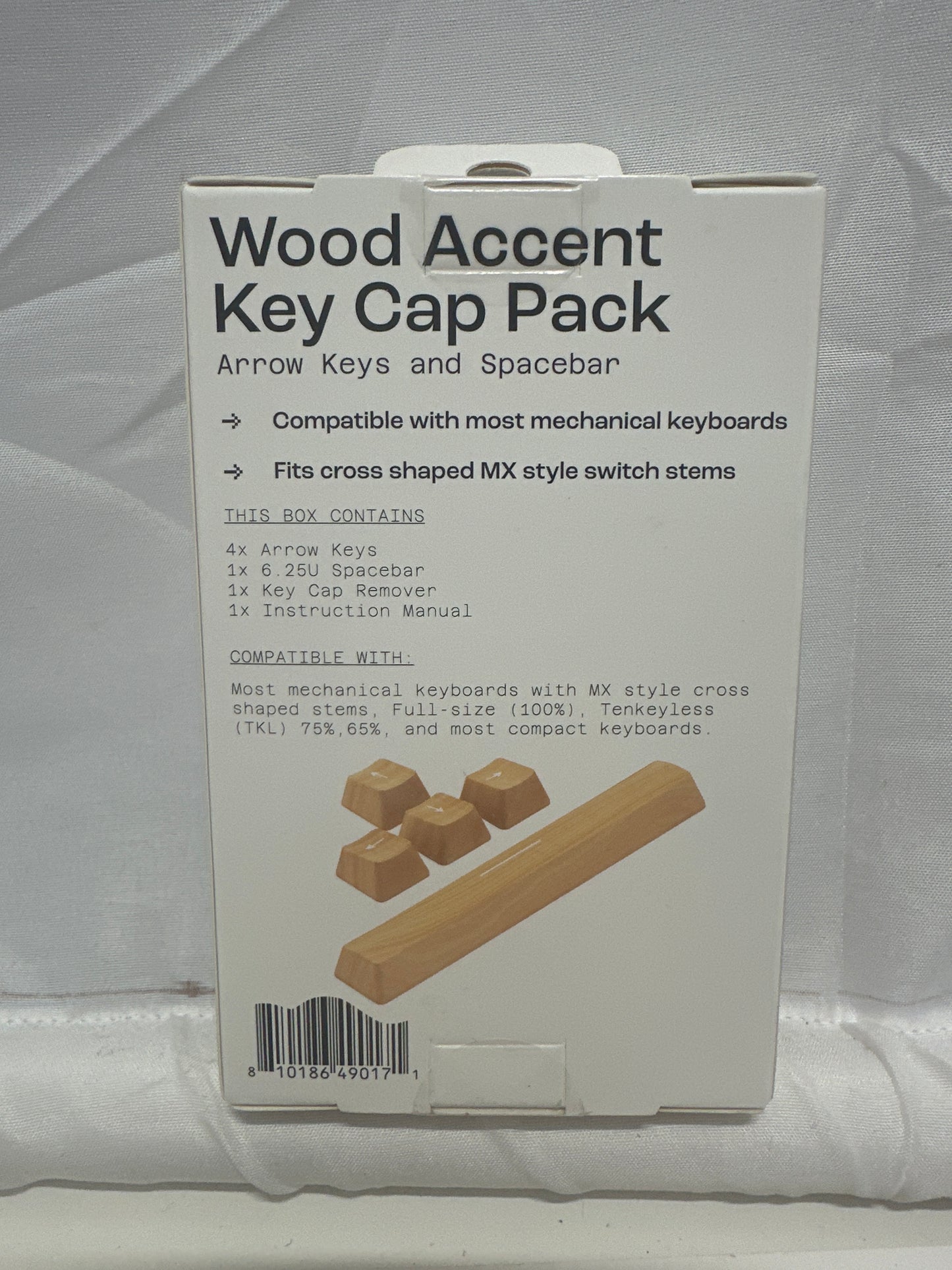 NORTH Wood Accent Keycap Set – Mechanical Keyboard Keycaps