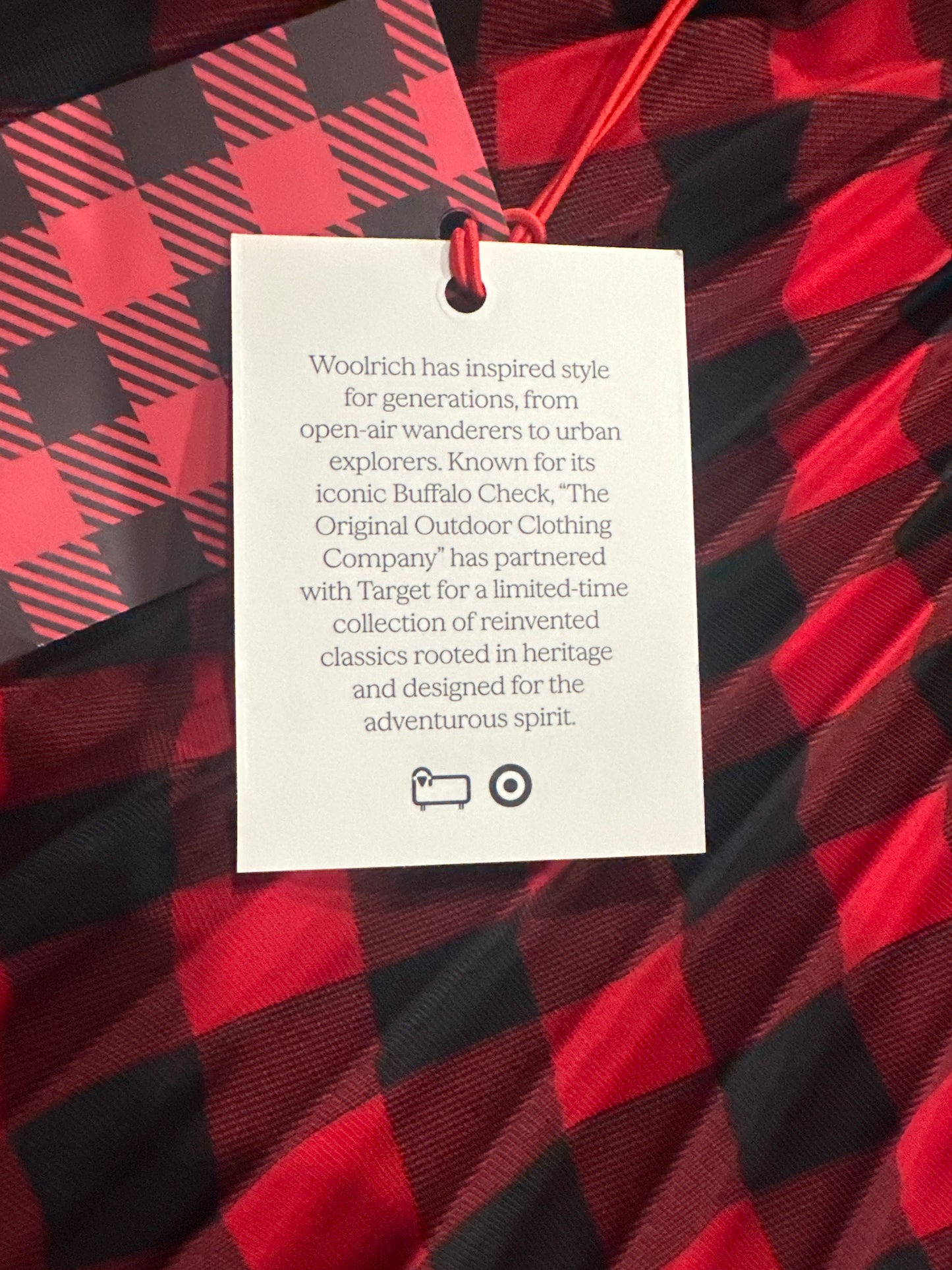 Woolrich Women's Pleated Ankle Skirt Red Black Buffalo Plaid