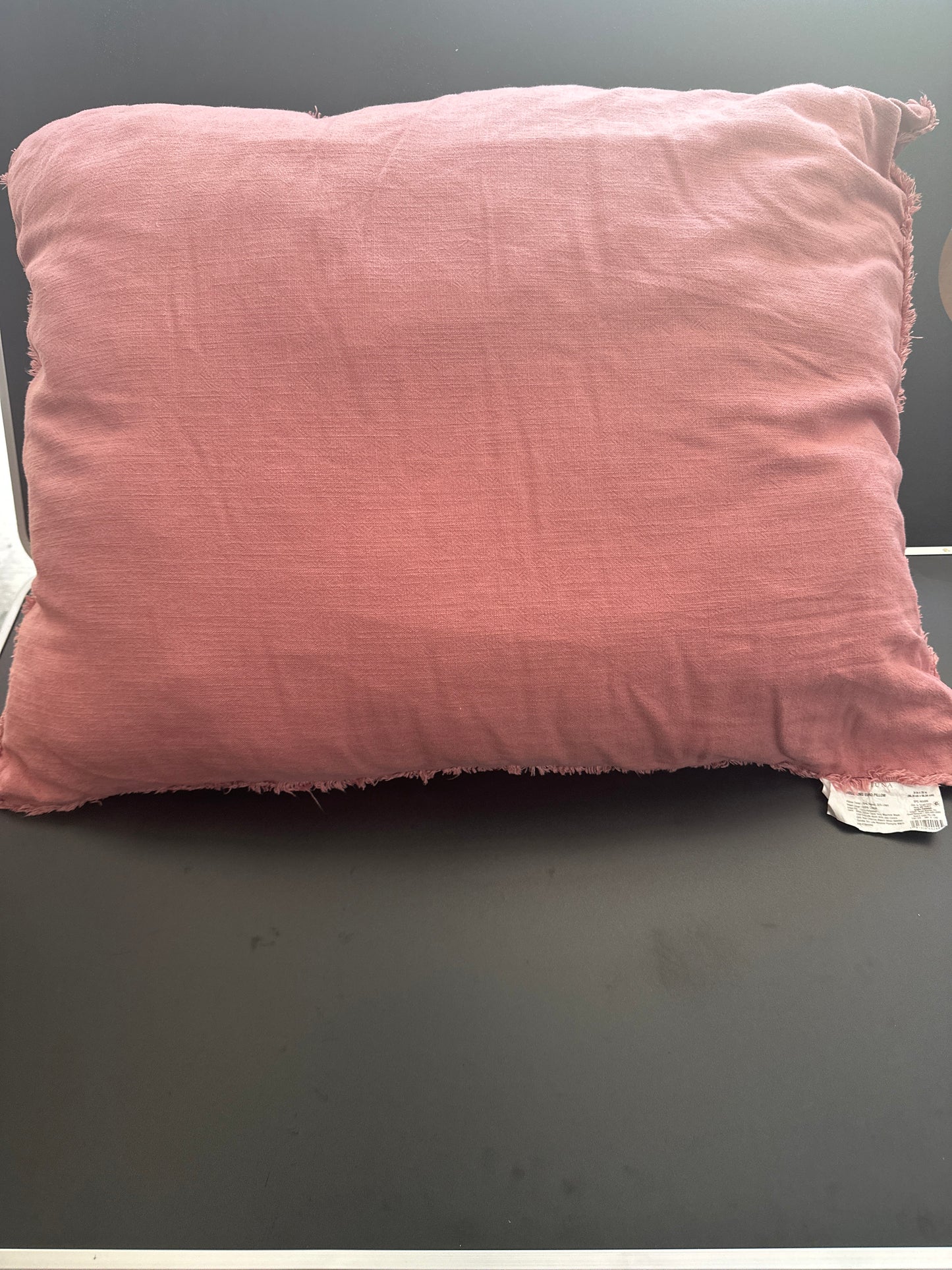 King Euro Heavyweight Linen Blend Throw Pillow - Casaluna™ Rose