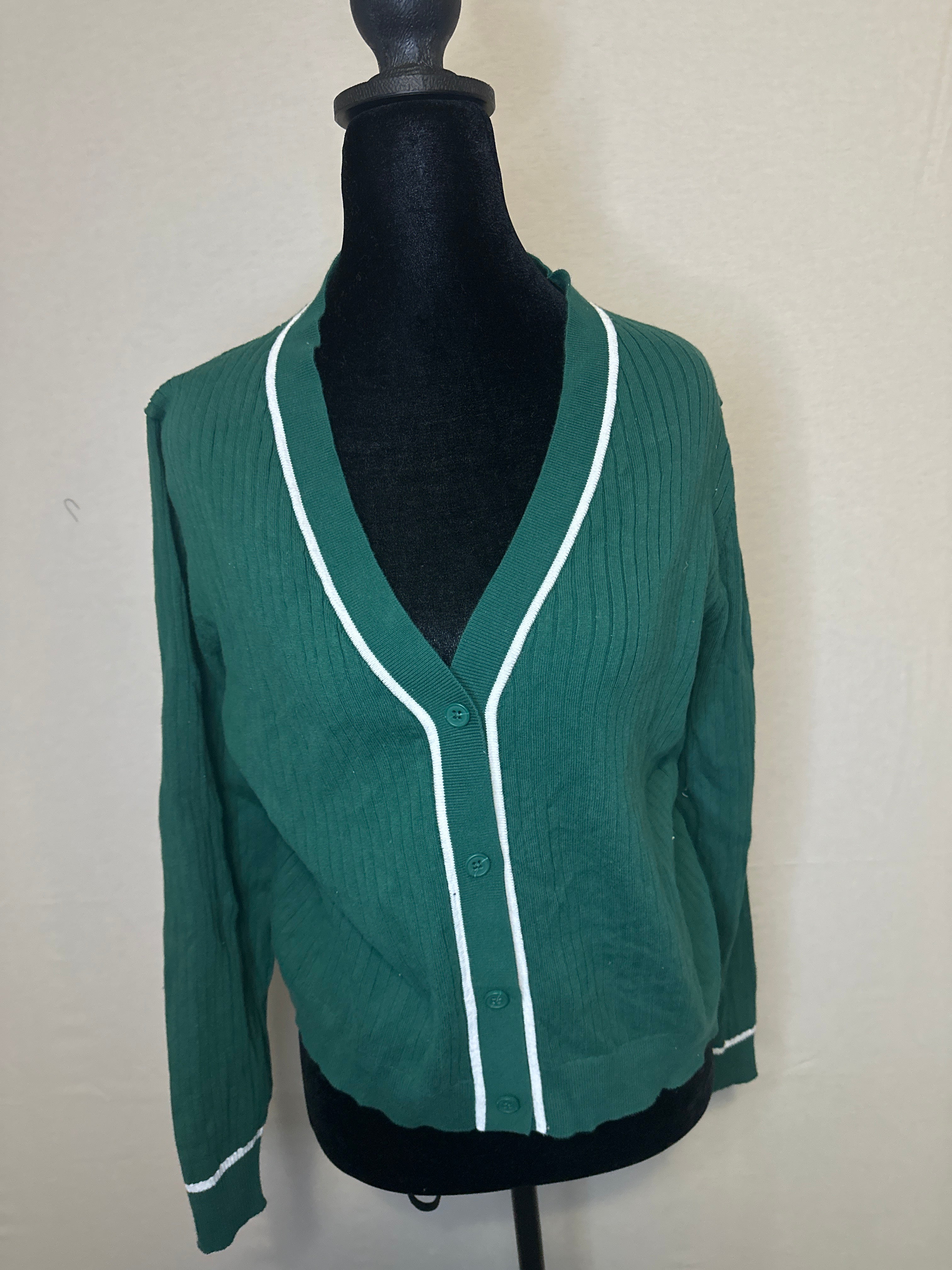 Green long sleeve top