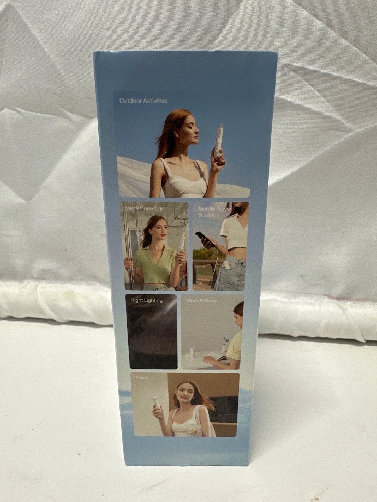JisuLife Handheld Fan Life8 Plus Portable Rechargeable Fan Power Bank Flashlight