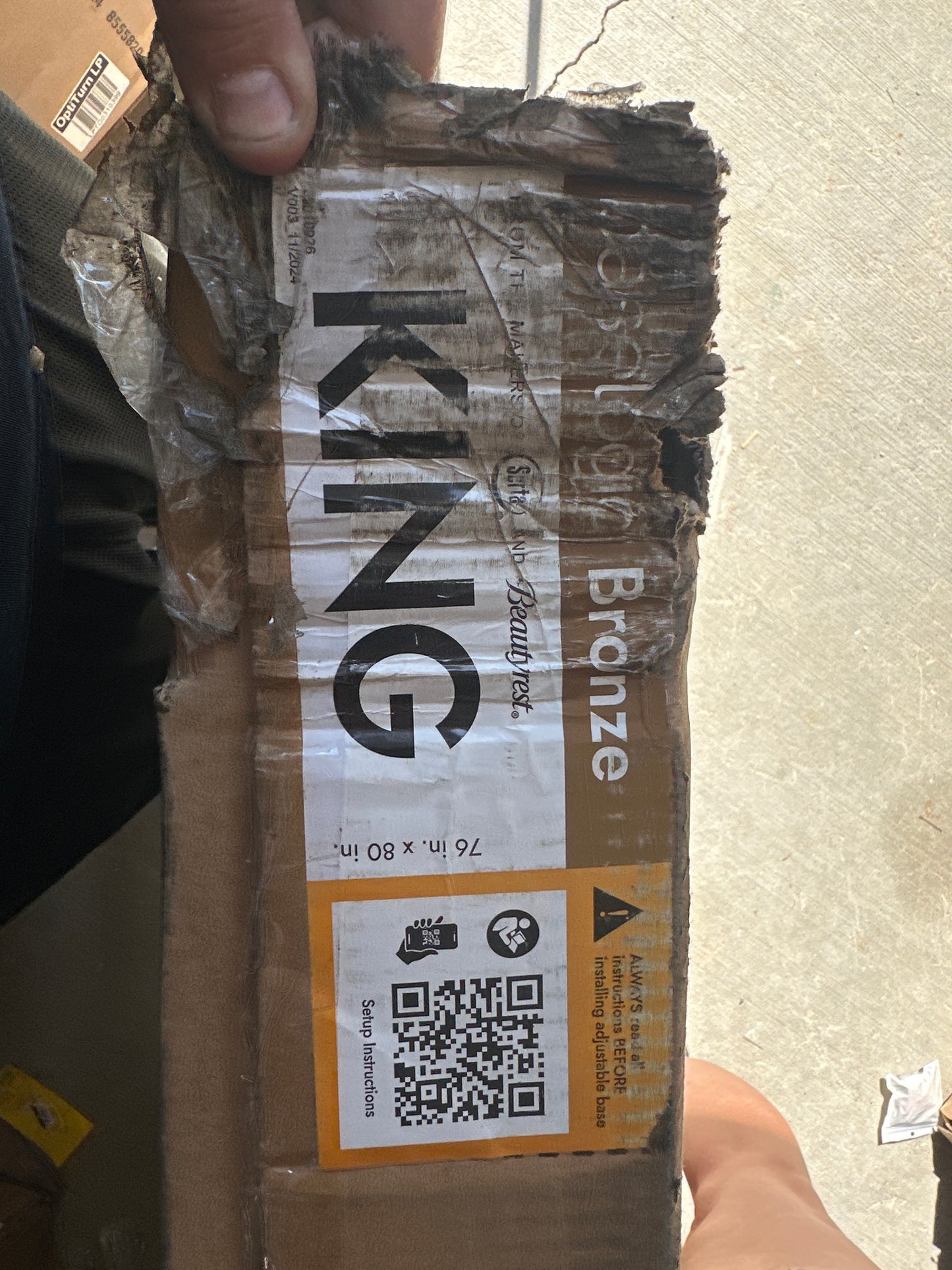 Baselogic Bronze King Adjustable Bed Frame