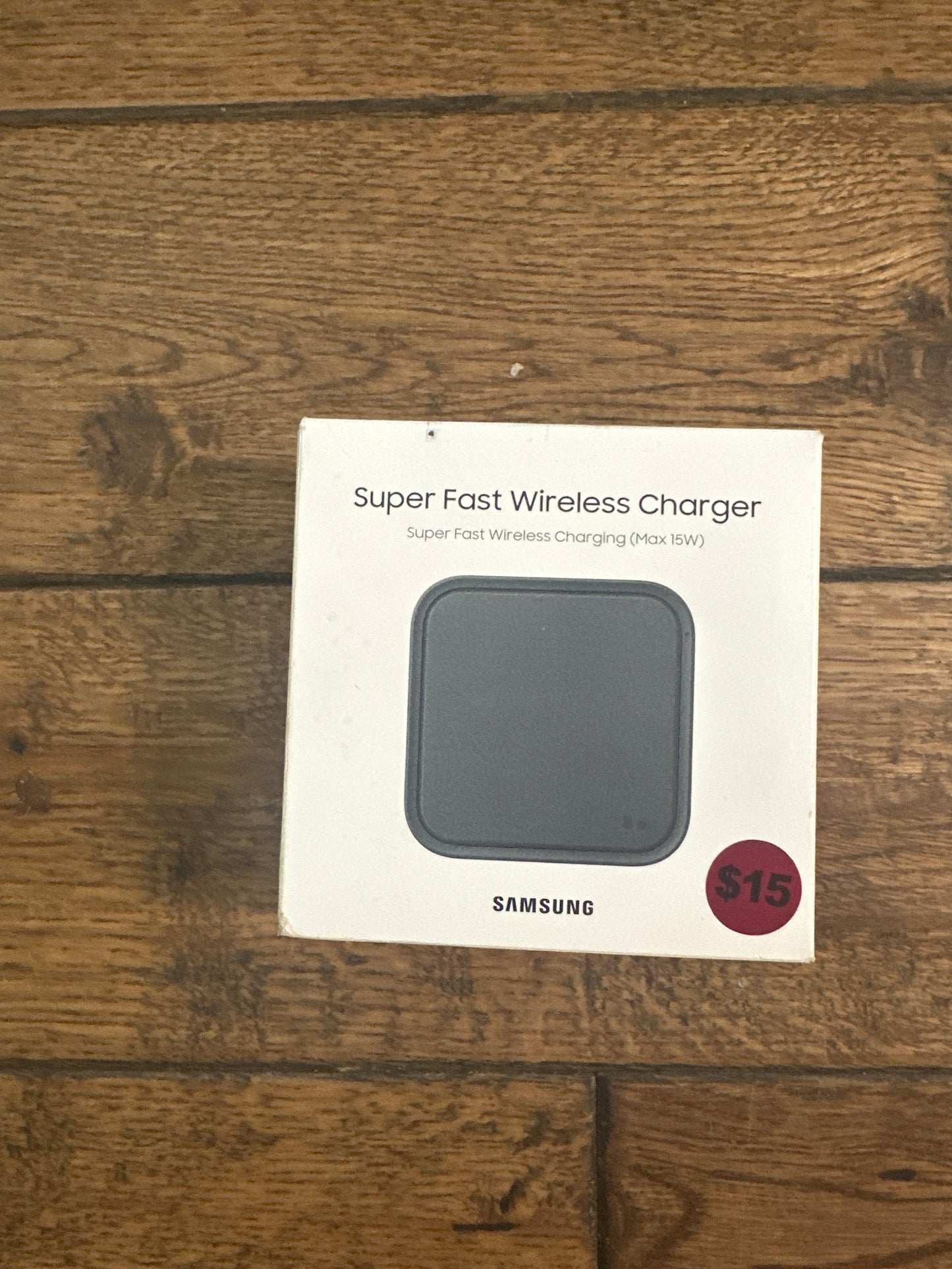 Samsung 15W Wireless Charger, Portable Charger w USB Type C Included, Dark Gray