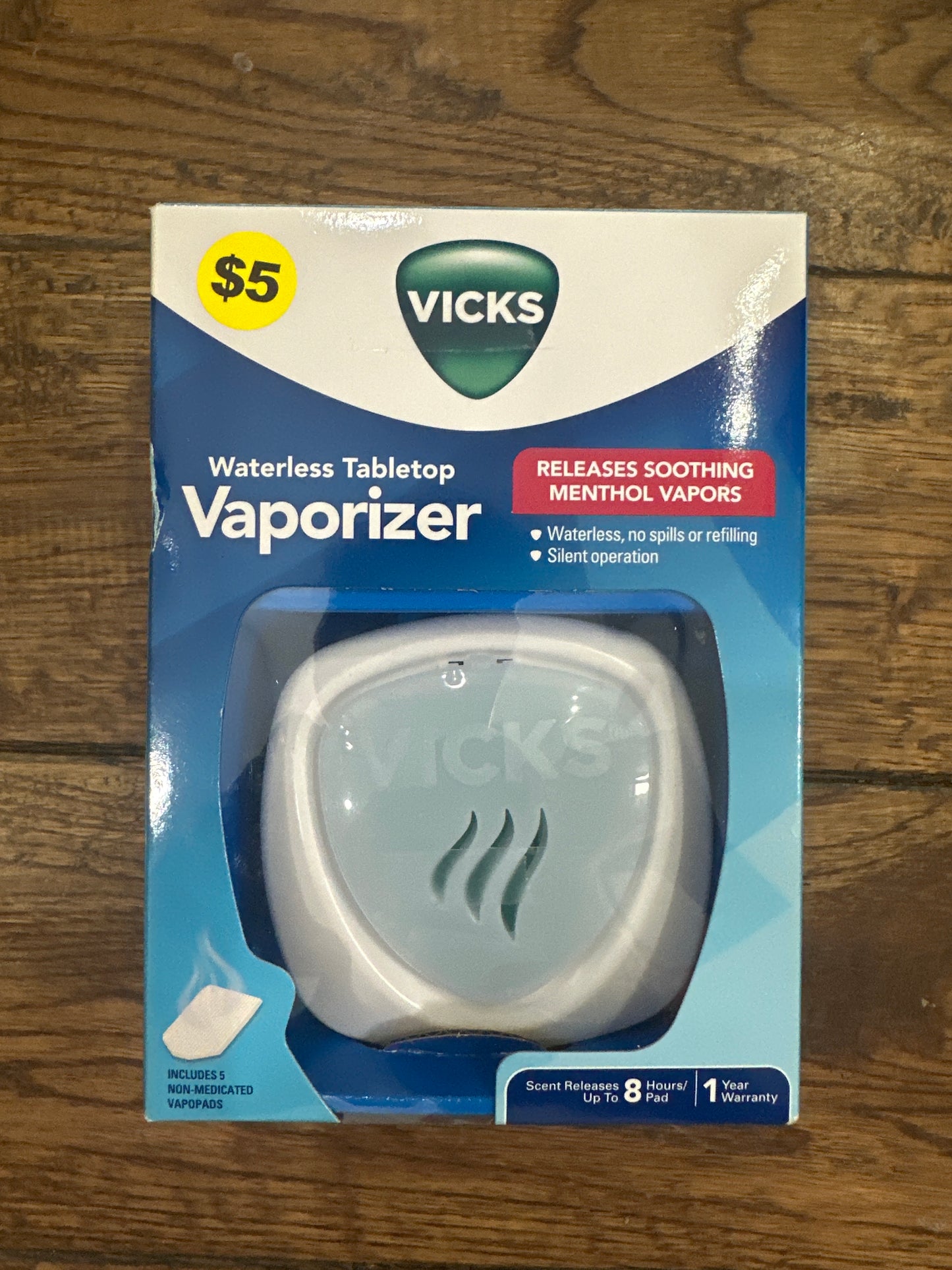 Vicks Waterless Vaporizer, 50 sq. ft., V1800