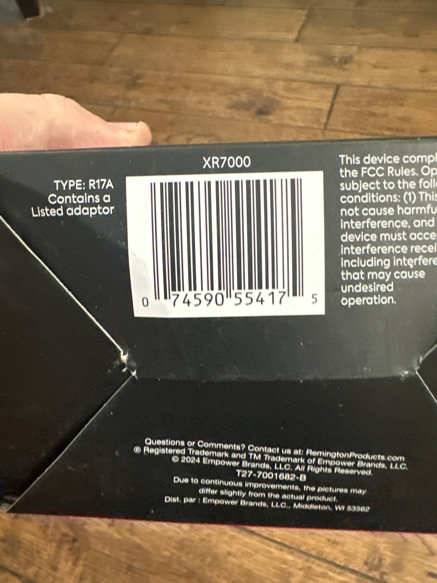 REMINGTON Balder Pro Cordless Rechargeable Waterproof Men's Head Electric Shaver, Black, XR7000