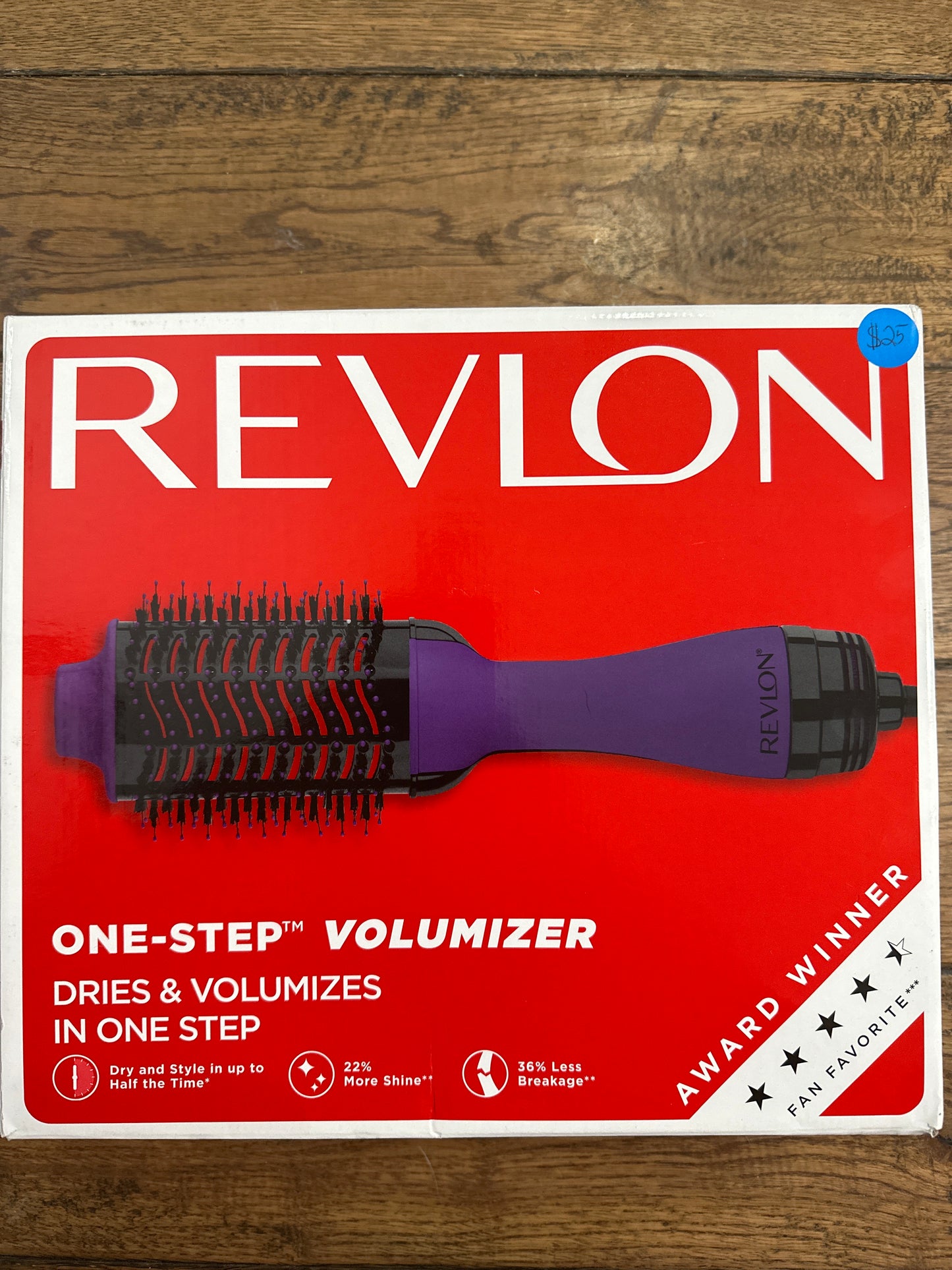 Revlon One-Step Ceramic Hair Dryer & Volumizer Hot Air Brush, Purple