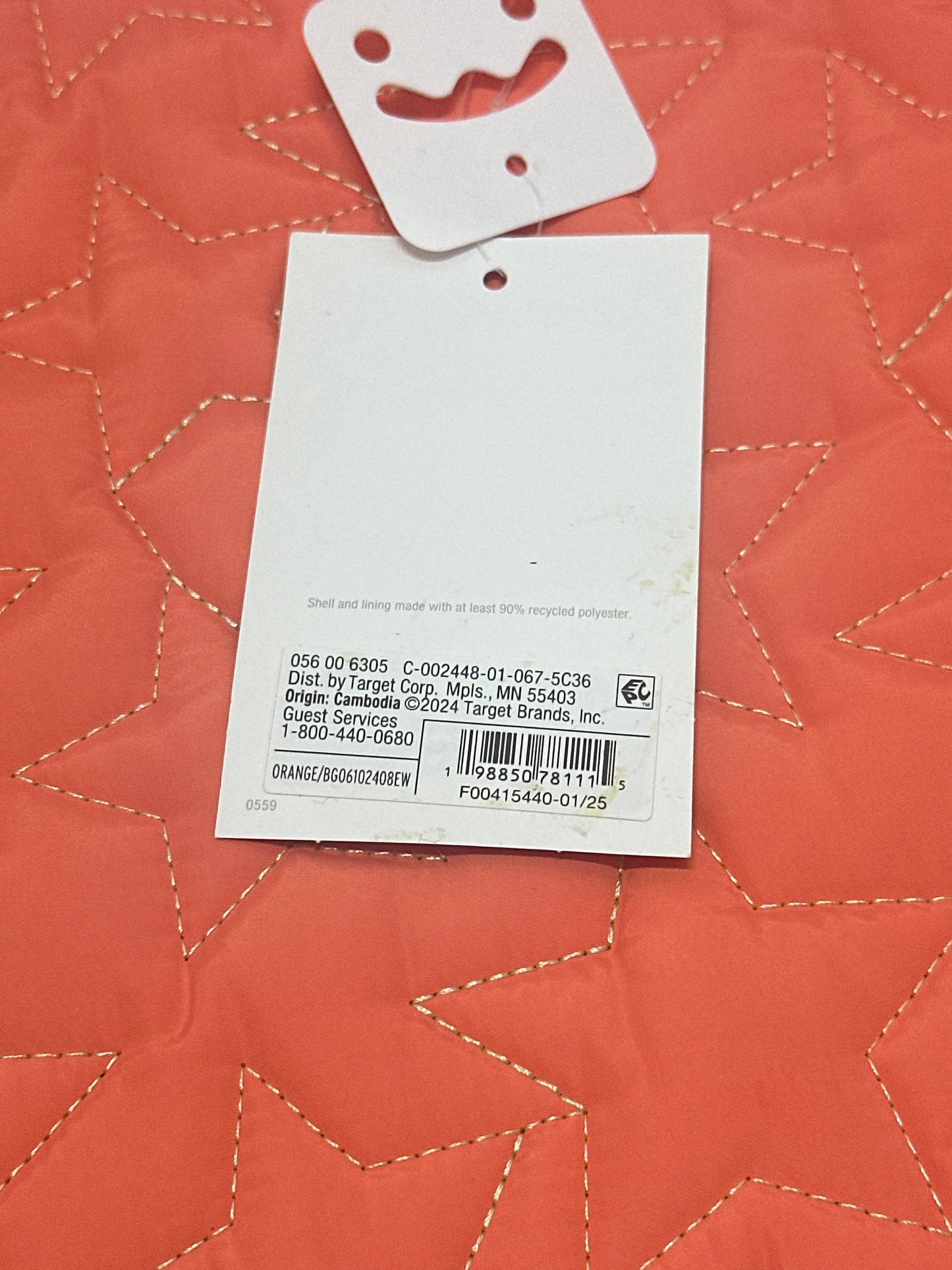 Heyday Orange Star Pattern Tablet Sleeve Case Fits Tablets Up To 12.9"