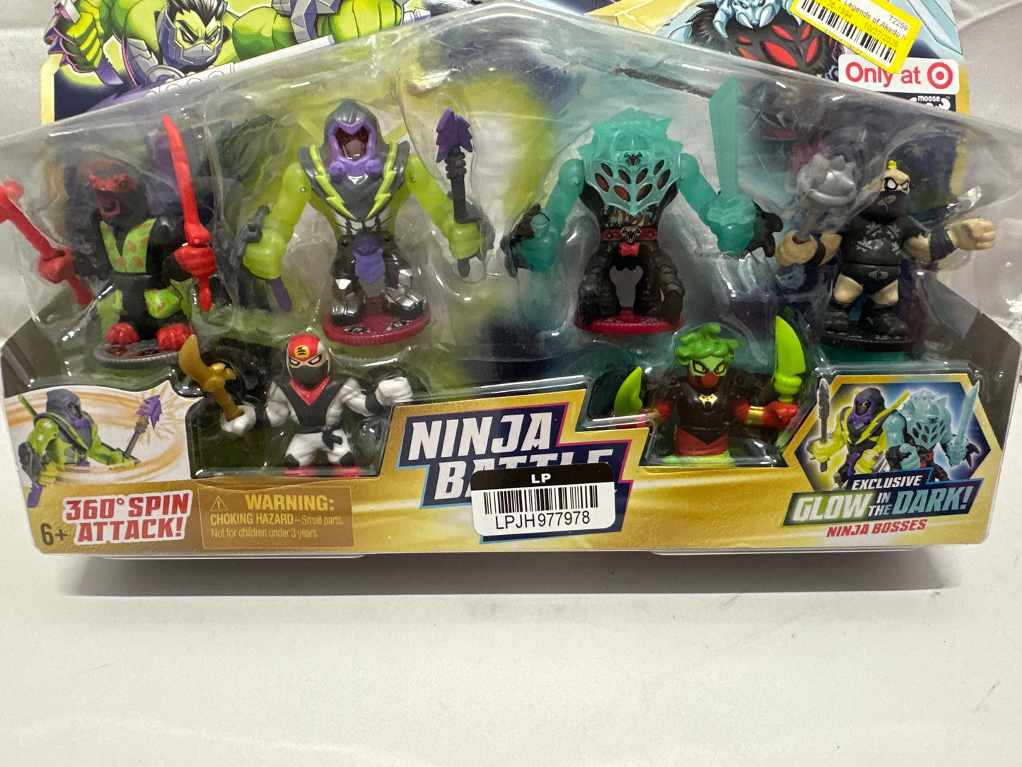 Legends of Akedo Ninja Fury Ninja Battle Pack Glow In The Dark Bosses Target Exclusive
