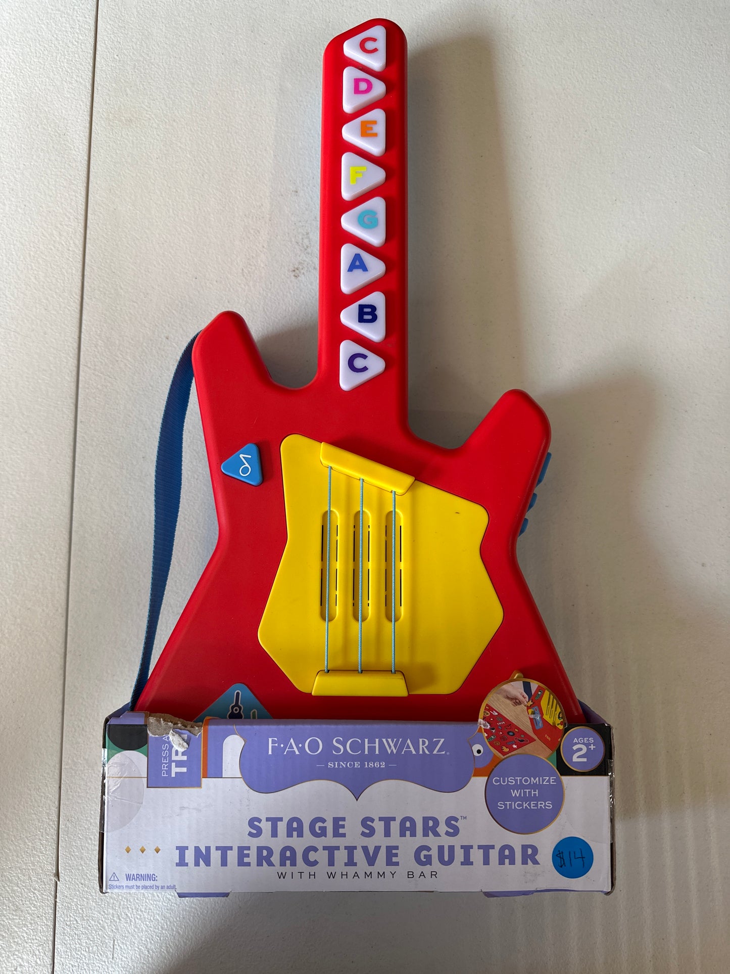 FAO Schwarz Stage Stars Interactive Guitar with Whammy Bar