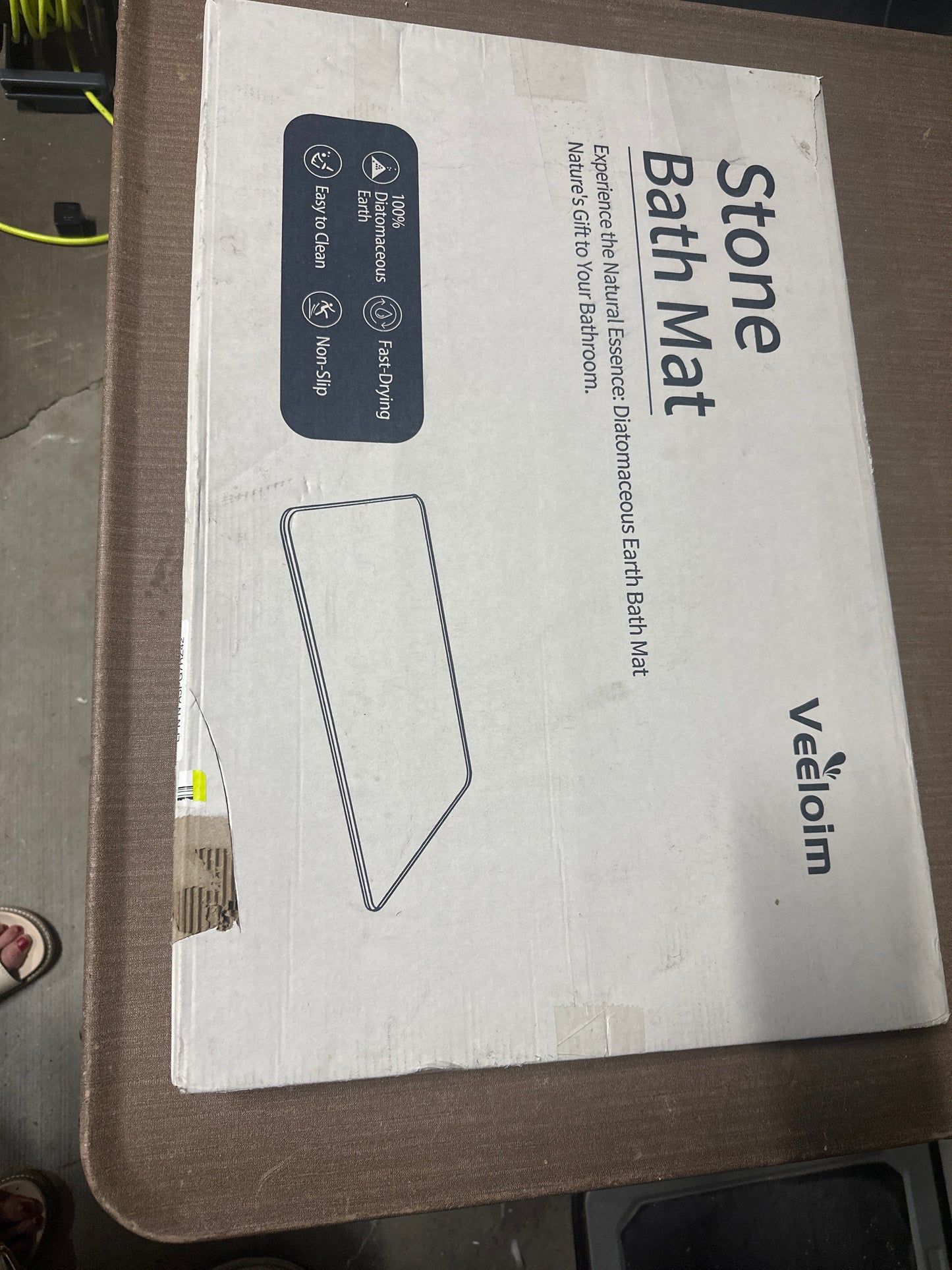 Veeliom Stone bath mat