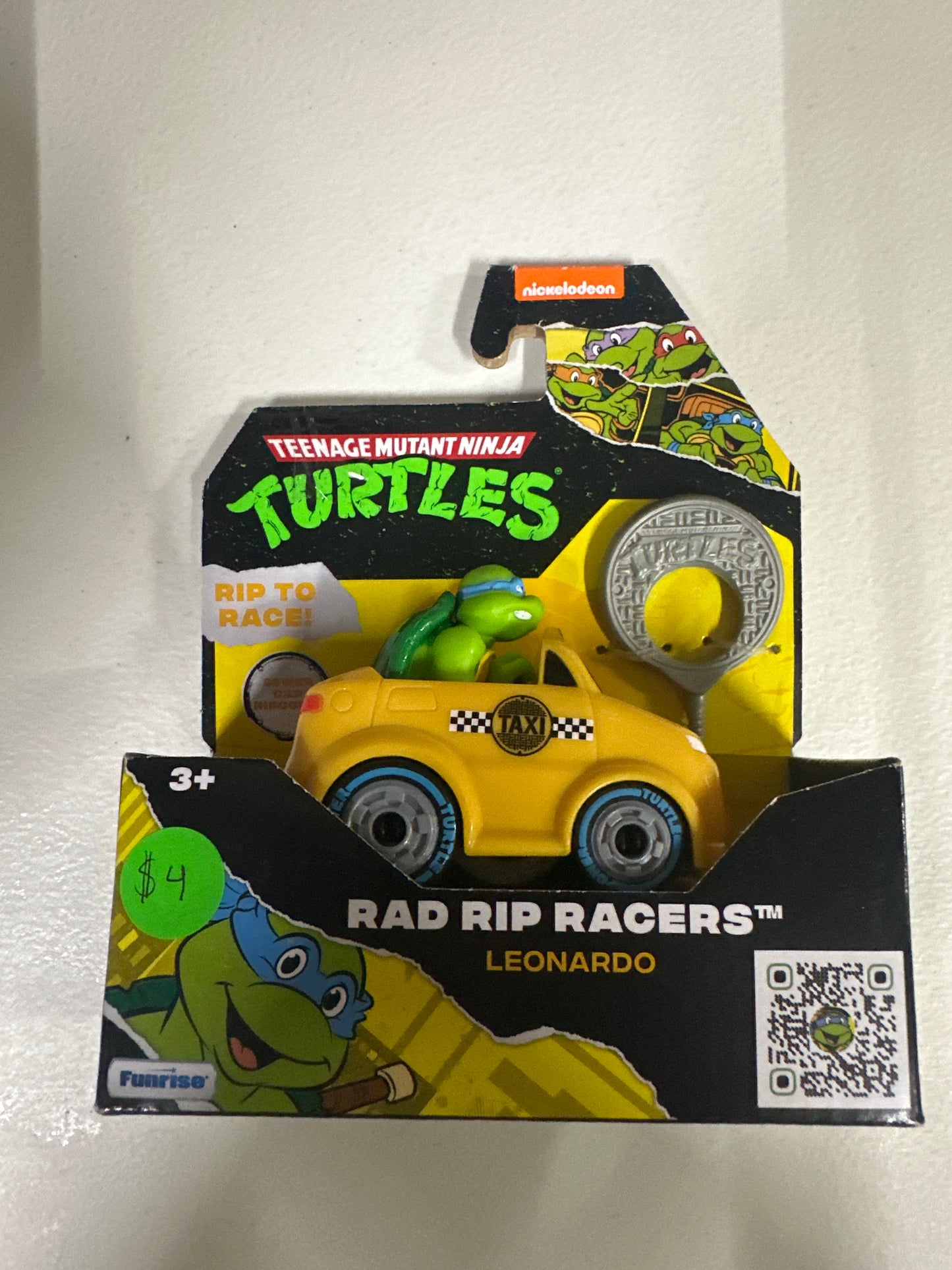 Teenage Mutant Ninja Turtles Rad Rip Racer Leonardo, Yellow