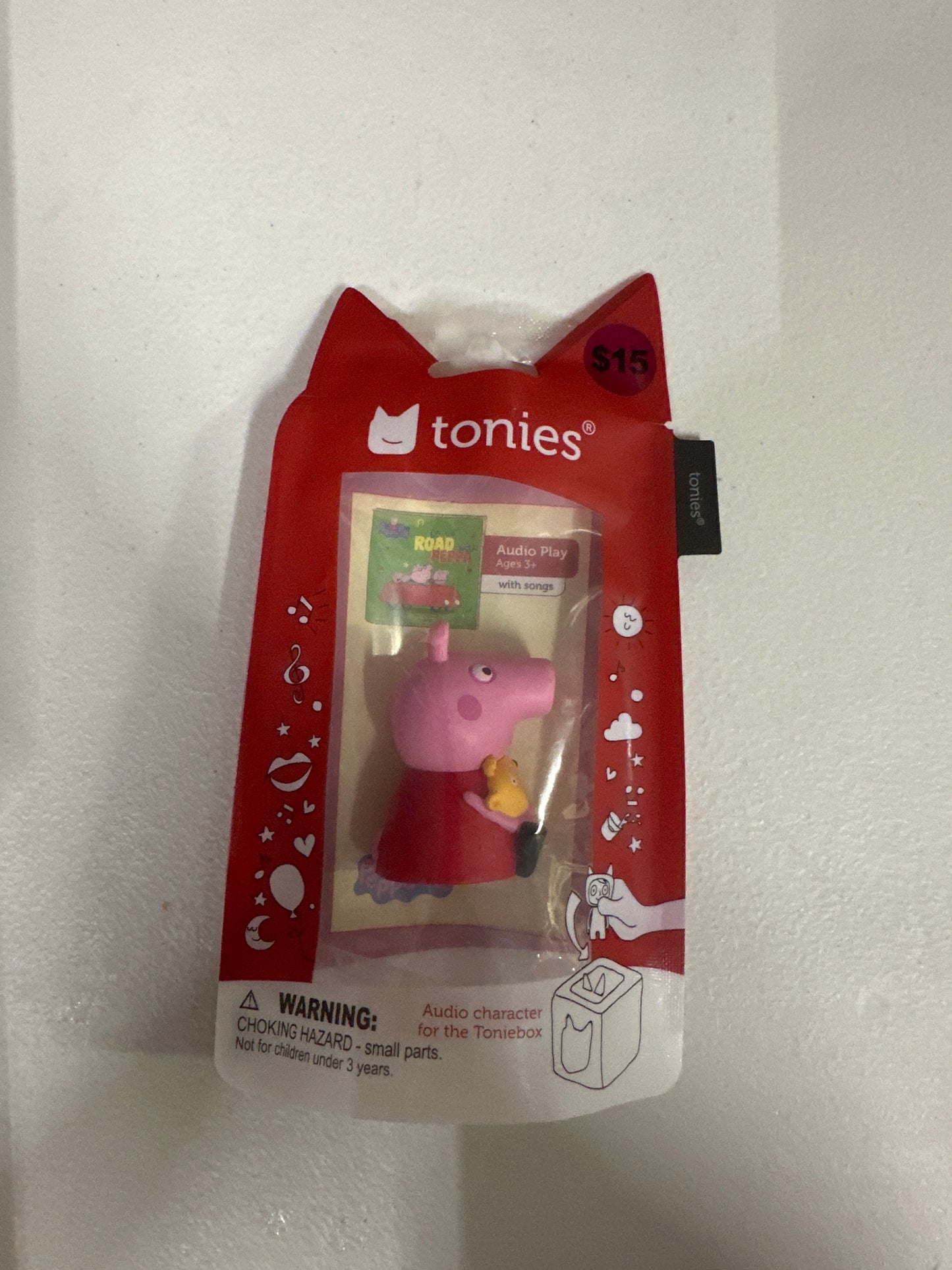 tonies Peppa Pig: On the Road with Peppa Audio Toy Figurine, Age Group 3+