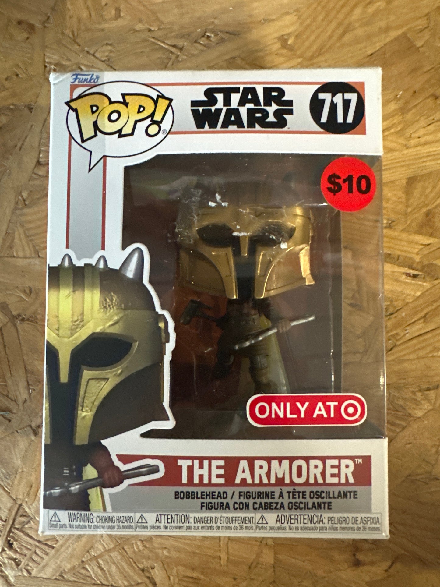 Funko POP! Star Wars: Mandalorian The Armorer with Jetpack Bobblehead (Target Exclusive)