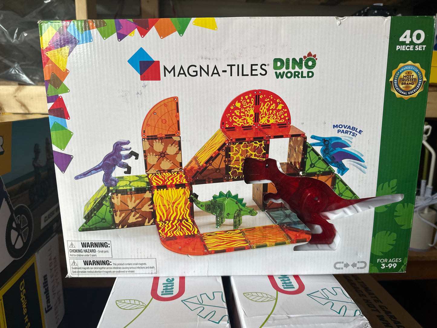 Magna-Tiles Dino World 40-Piece Set