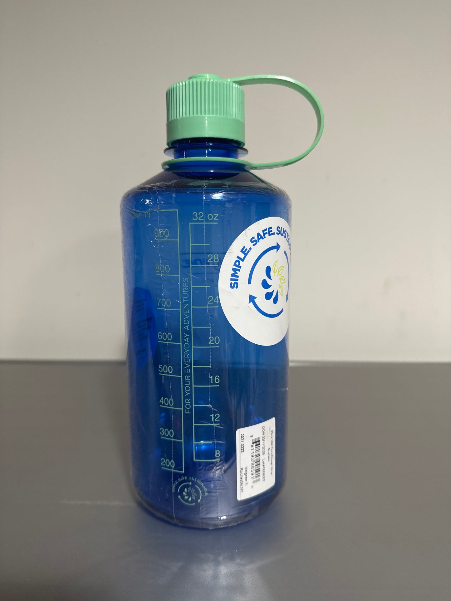 Nalgene 32oz Narrow Mouth Sustain Water Bottle - Cornflower