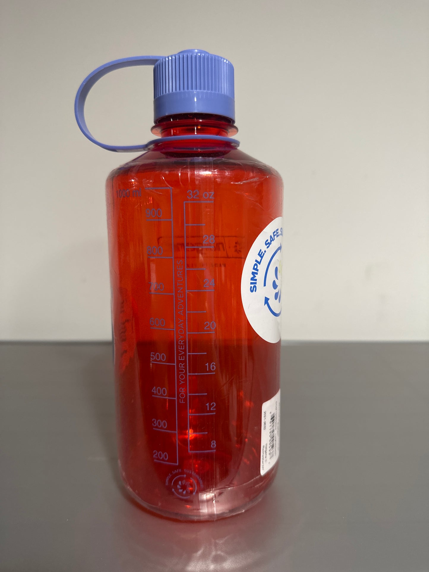 Nalgene 32oz Narrow Mouth Sustain Water Bottle - Marmalade