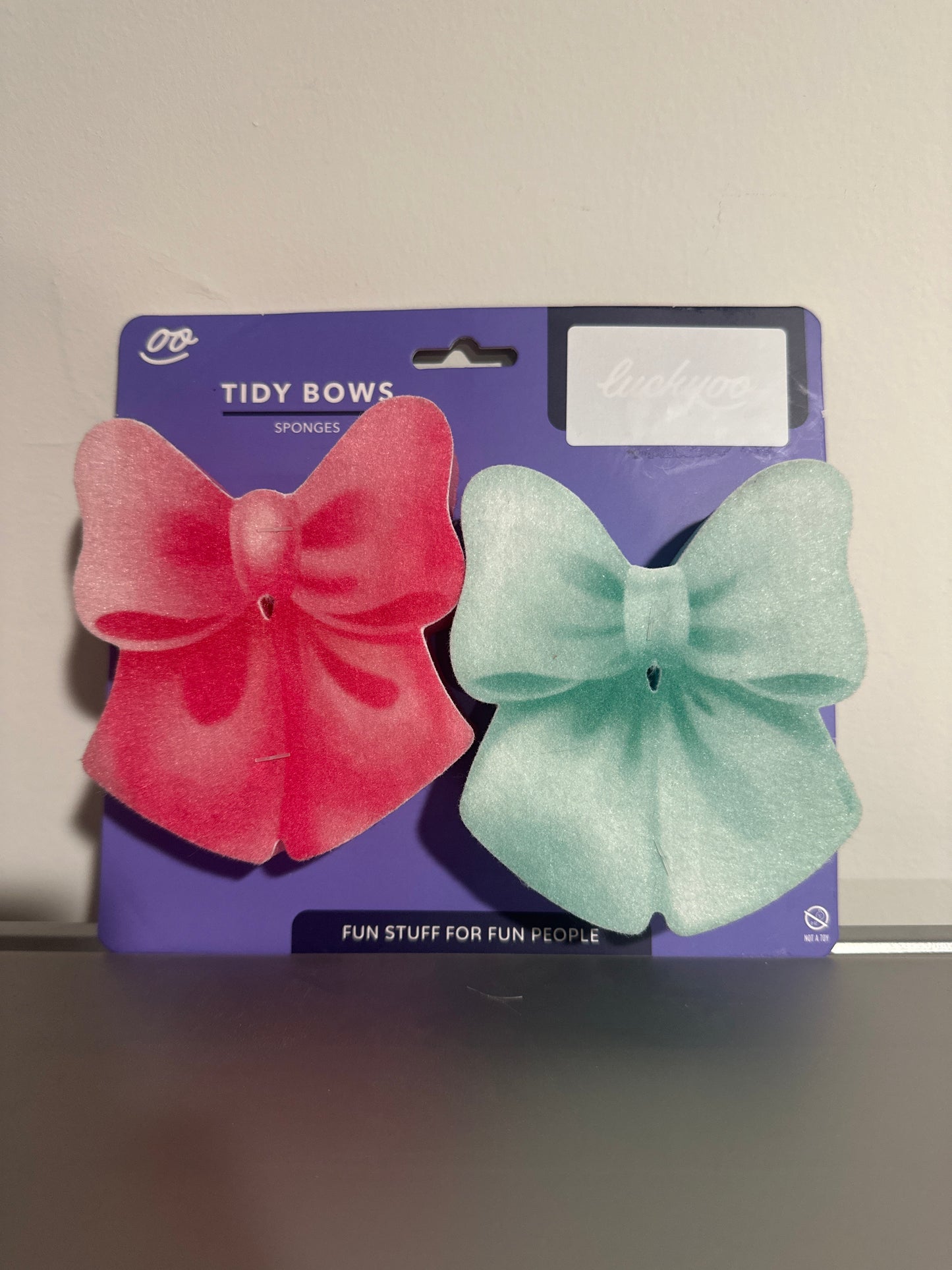 Fred & Friends 2pk Luckyoo Sponges Tidy Bows