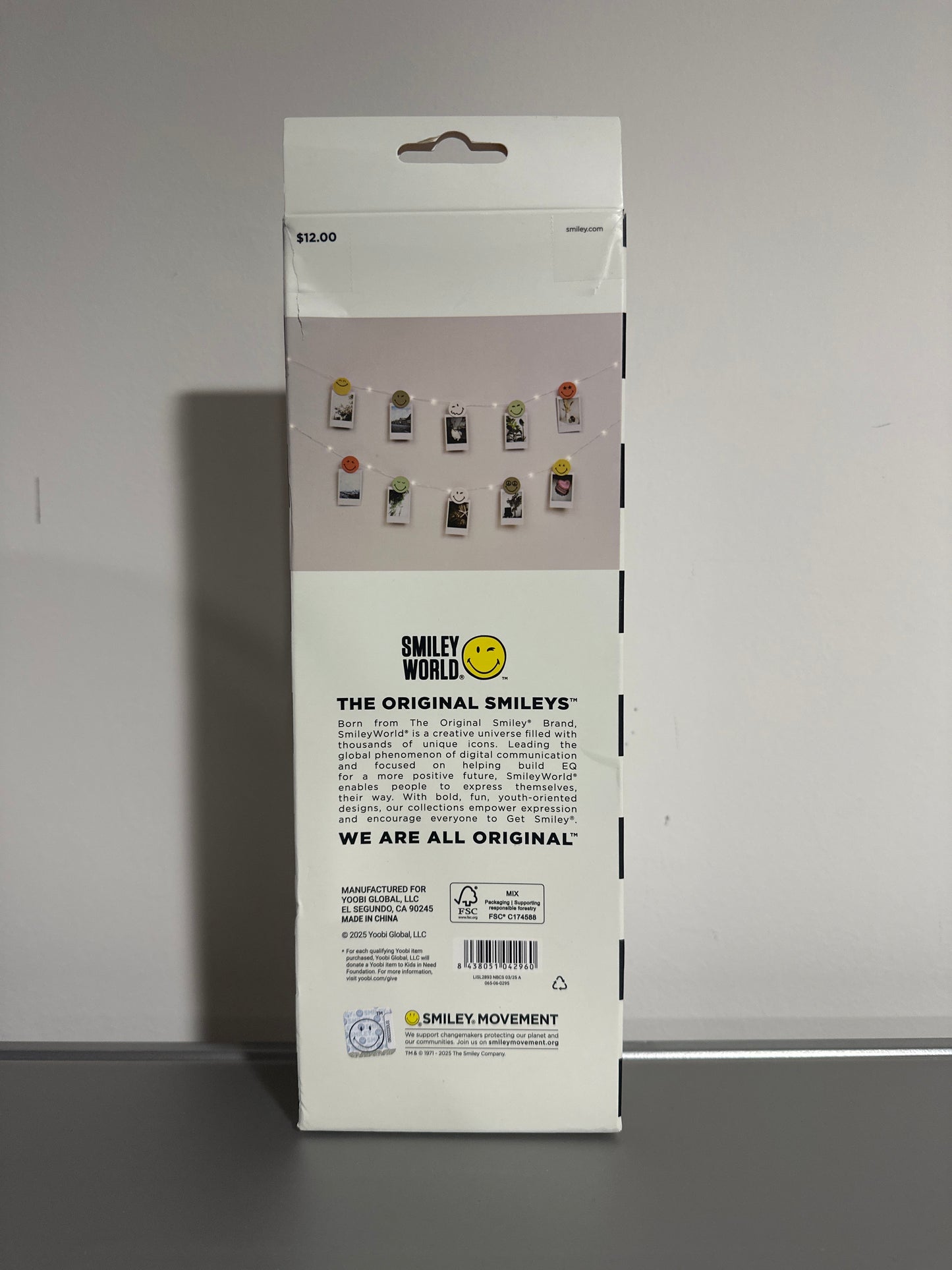 SmileyWorld® Photo Clip String Lights – 20ft LED Display Lights