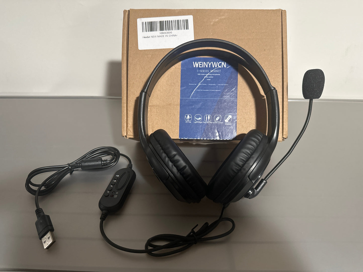 WEINYWCN USB Headset with Microphone