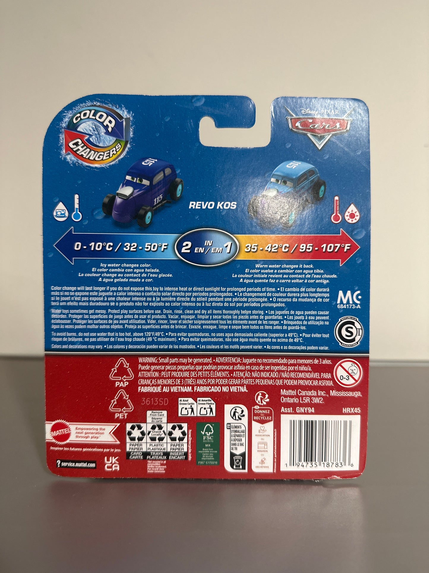 Disney Pixar Cars™ Color Changers – Revo Kos