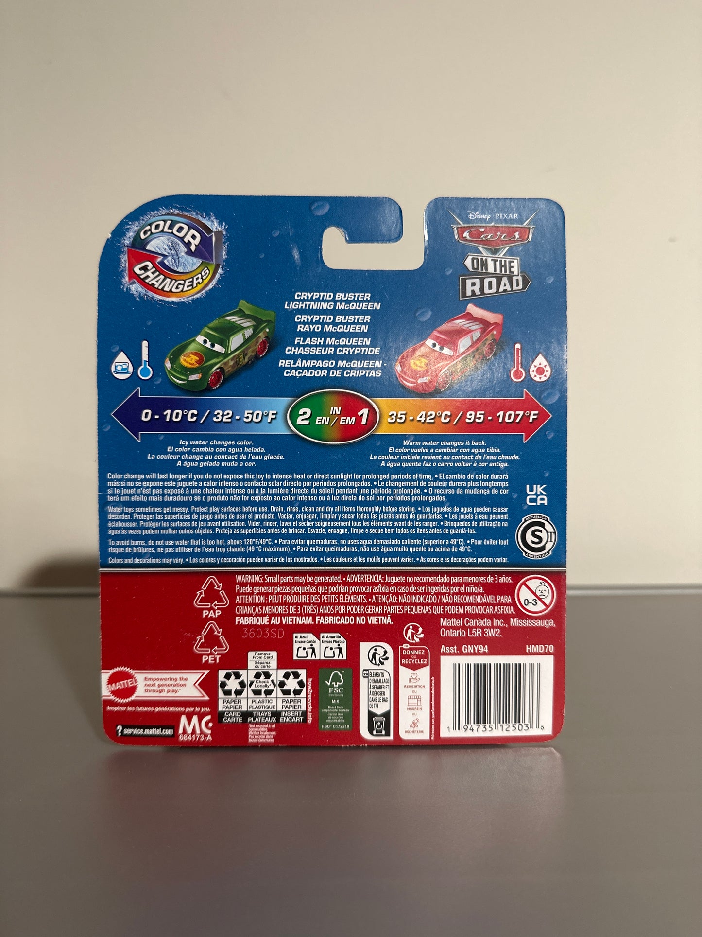 Disney Pixar Cars™ Color Changers – Cryptid Buster Lightning McQueen