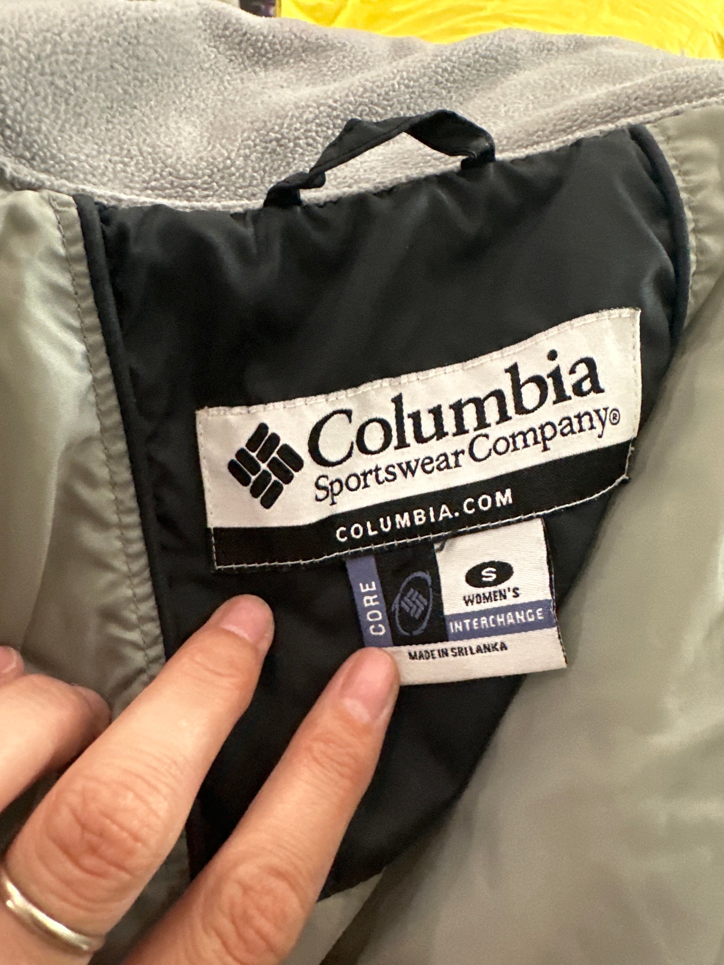 Columbia interchangeable Jacket size Small