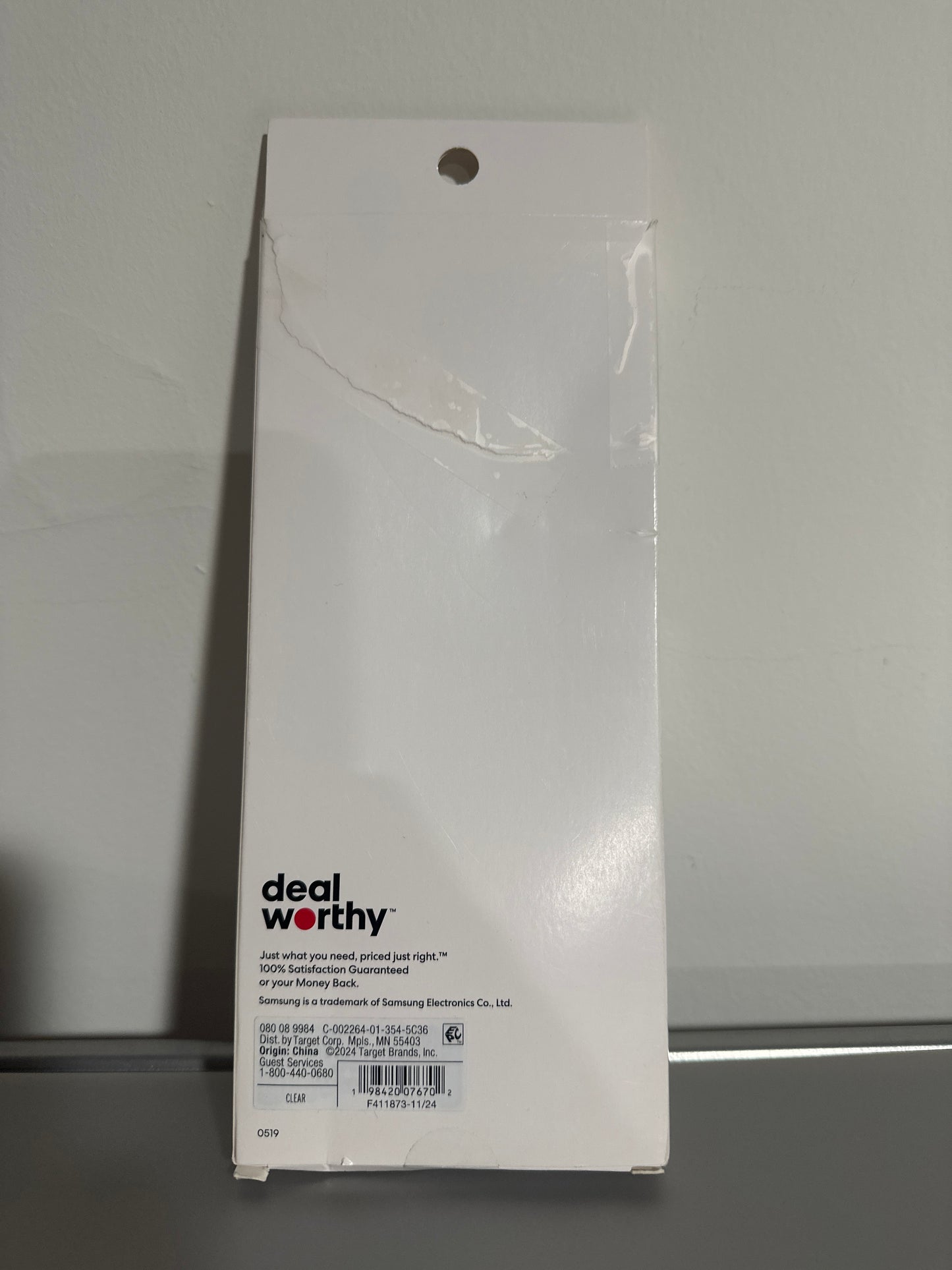 Dealworthy Tempered Glass Screen Protector for Samsung Galaxy S24 Ultra