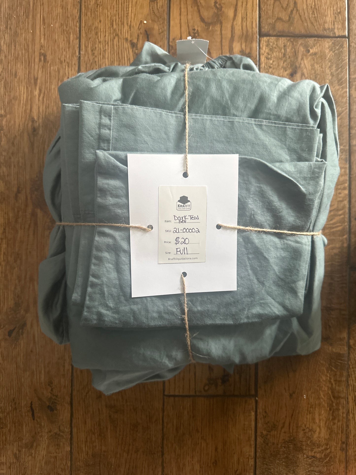 Solid Performance 400 Thread Count Sheet Set - Threshold™- Full- Dark Teal