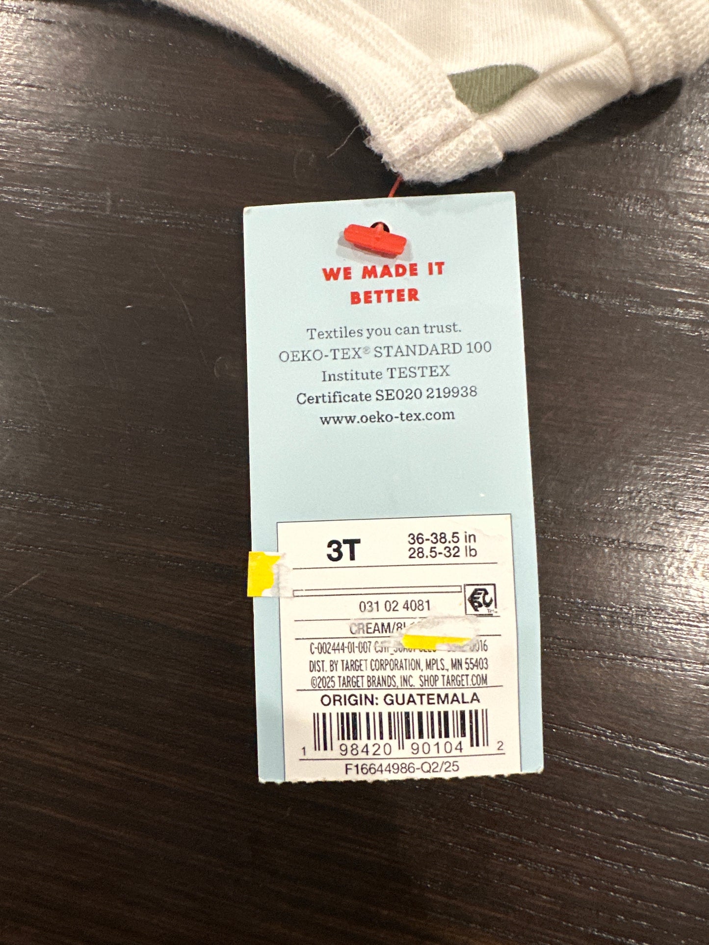 Cat & Jack Toddler Girl Tank Top Floral Print Cream Pink Blue Size 3T