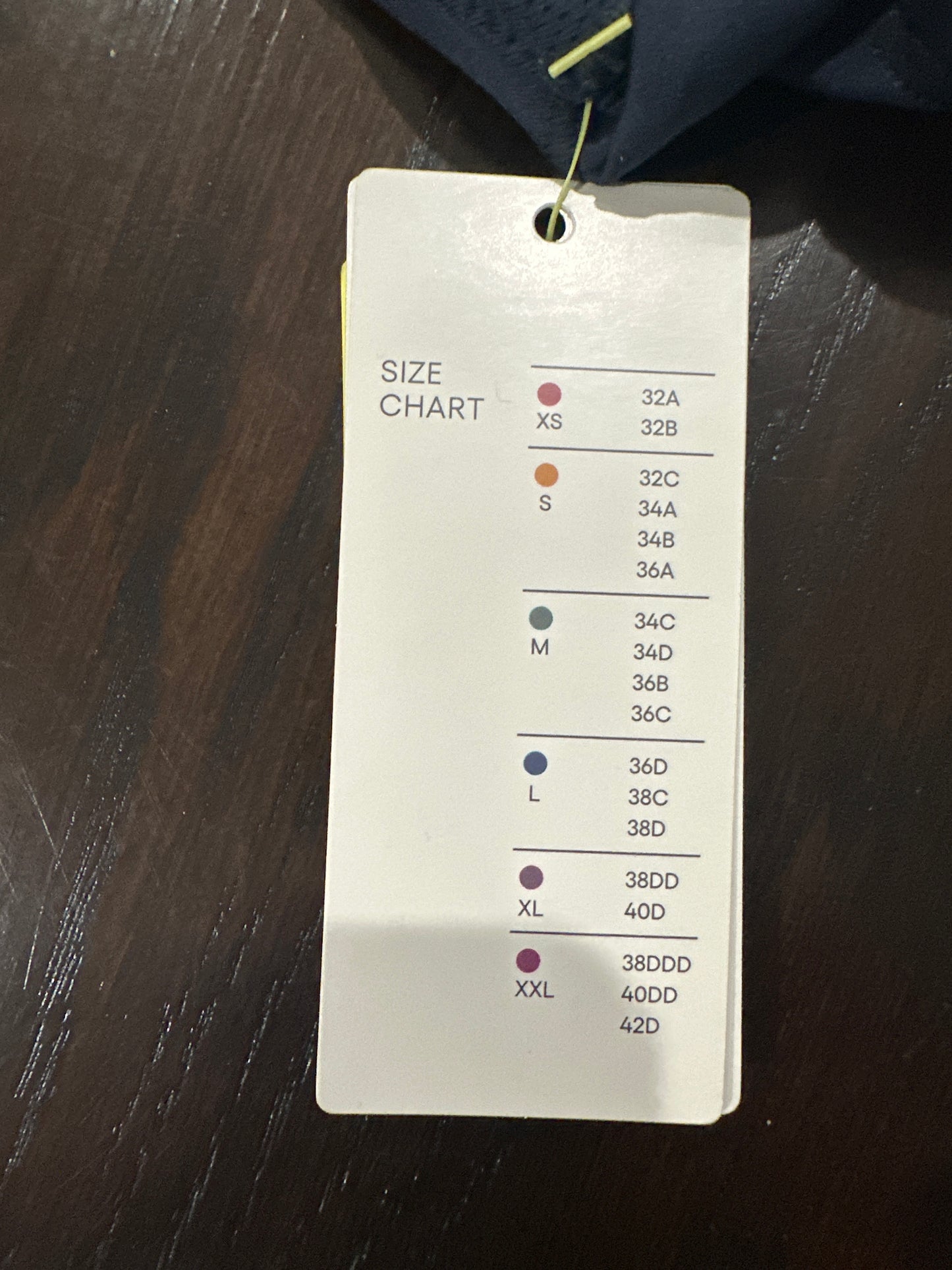 All in Motion™ Effortless Support Sports Bra – Navy Blue (Size Medium)