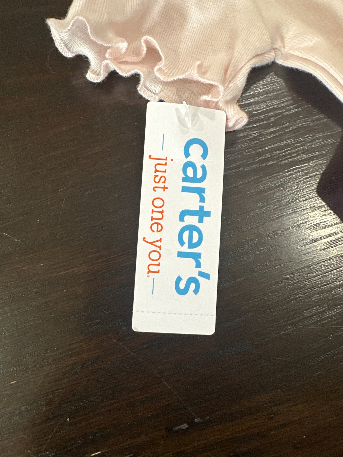 Carter’s Baby Girls’ Printed Overall Romper with Short-Sleeve Tee Set