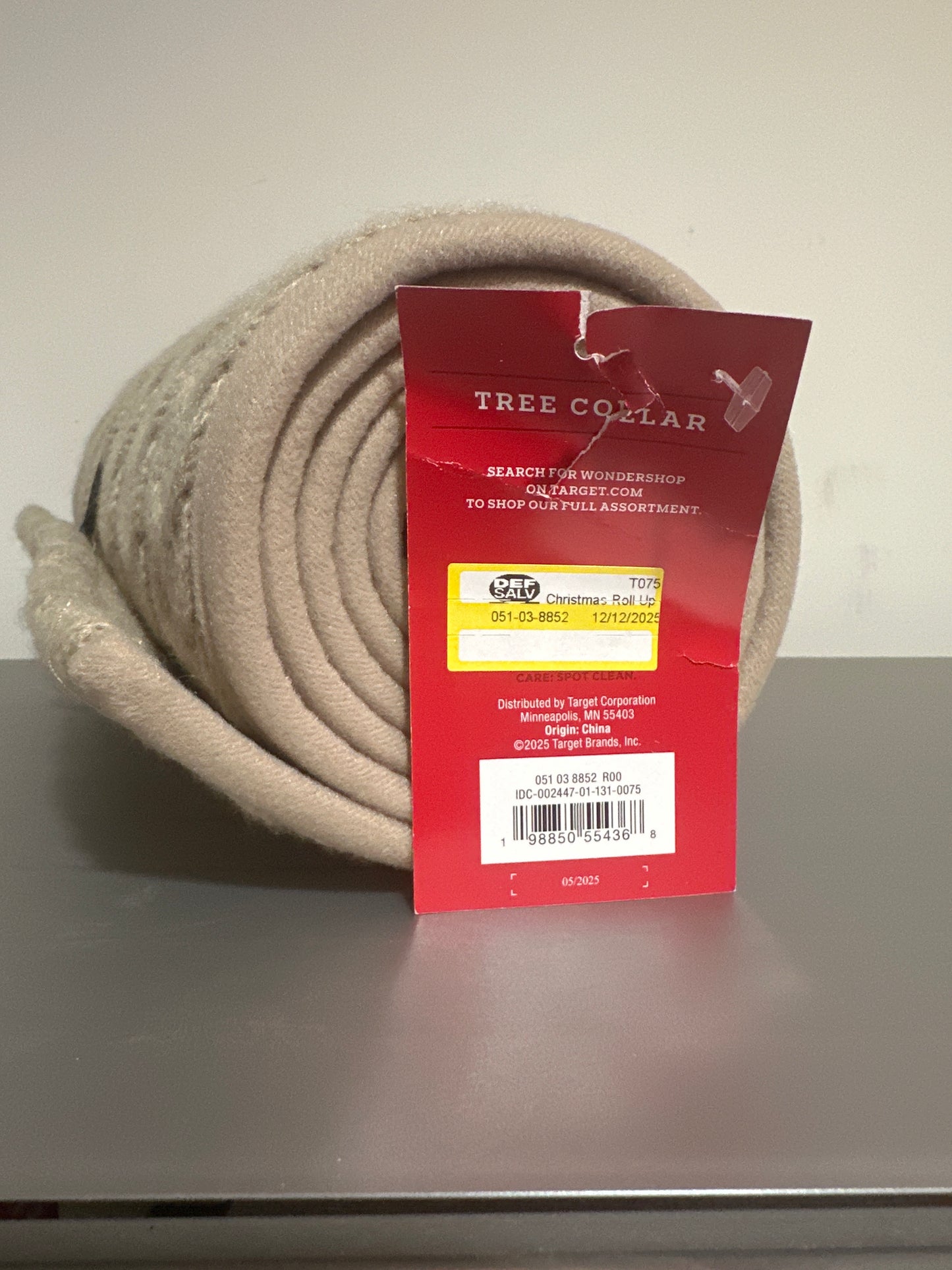 Wondershop Knit Christmas Tree Collar 25” Stand Cover Cozy Holiday Decor