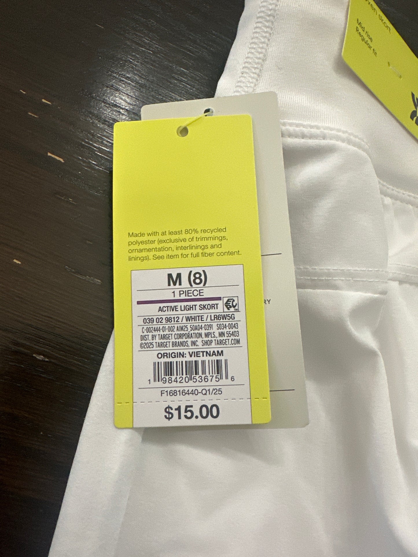 All in Motion™ Girls Woven Skort Mid Rise Regular Fit