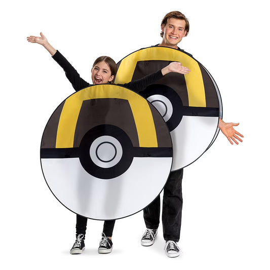Pokemon Poke Ball Ultra Ball Pop-Out Costume, Child and Adult Ages 8+