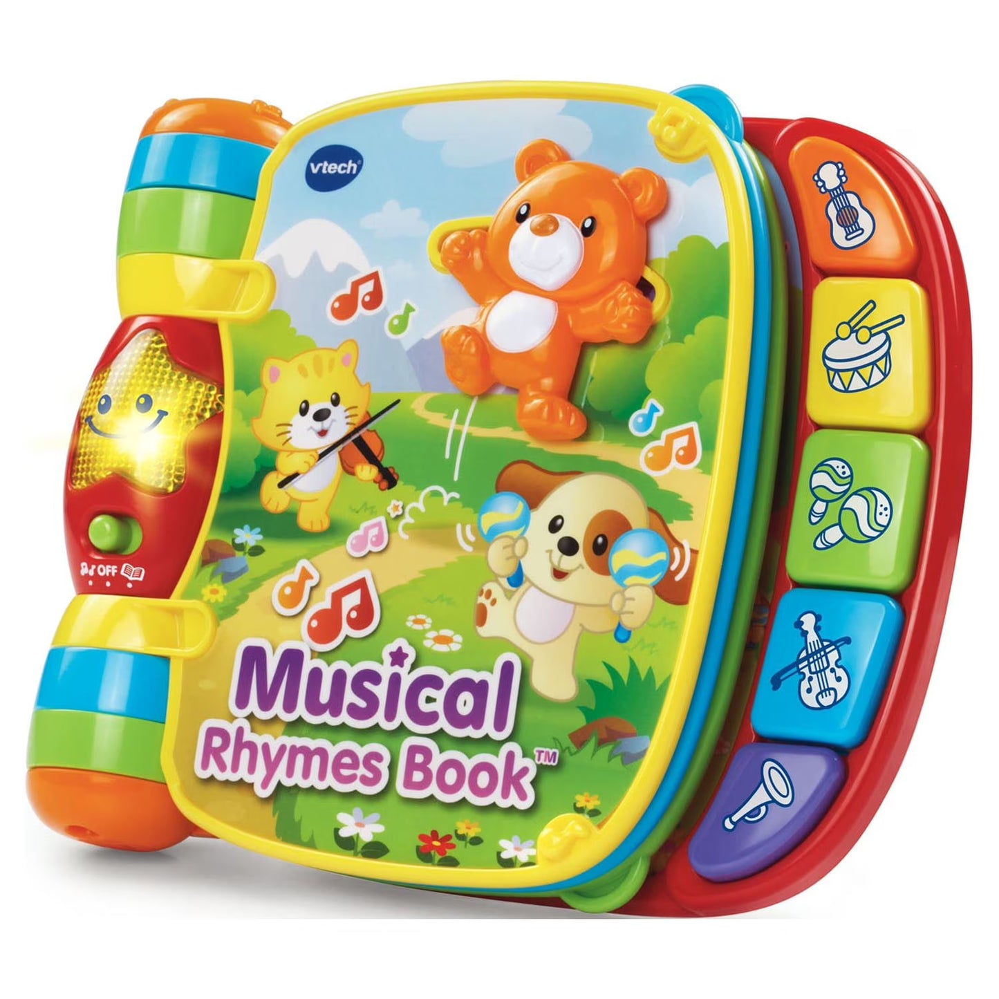 VTech 5 Colorful Piano Buttons Musical Rhymes Book