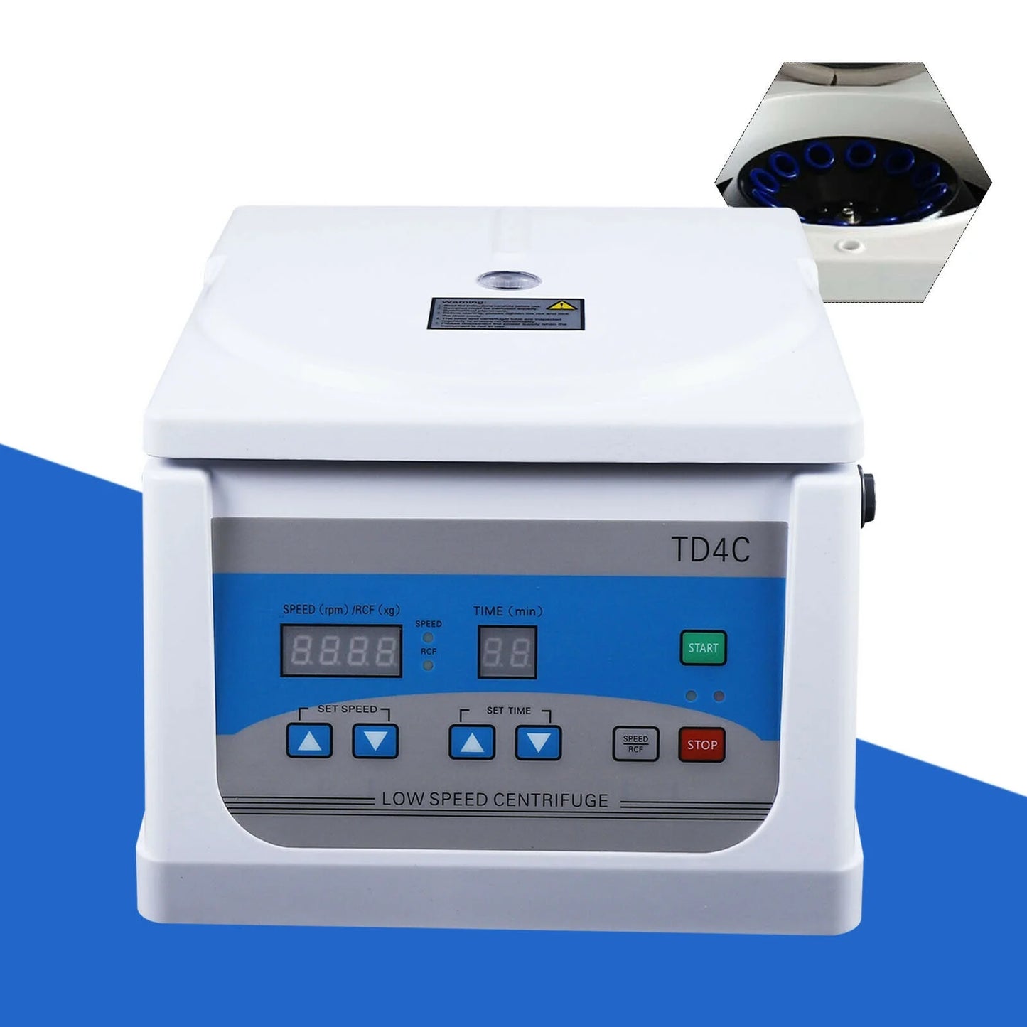 TD4C Lab Desktop Centrifuge 8*15ml PRP Blood Low-Speed Centrifuge Electric Centrifuge Machine Lab Laboratory Medical Practice Centrifuge 8*15ml